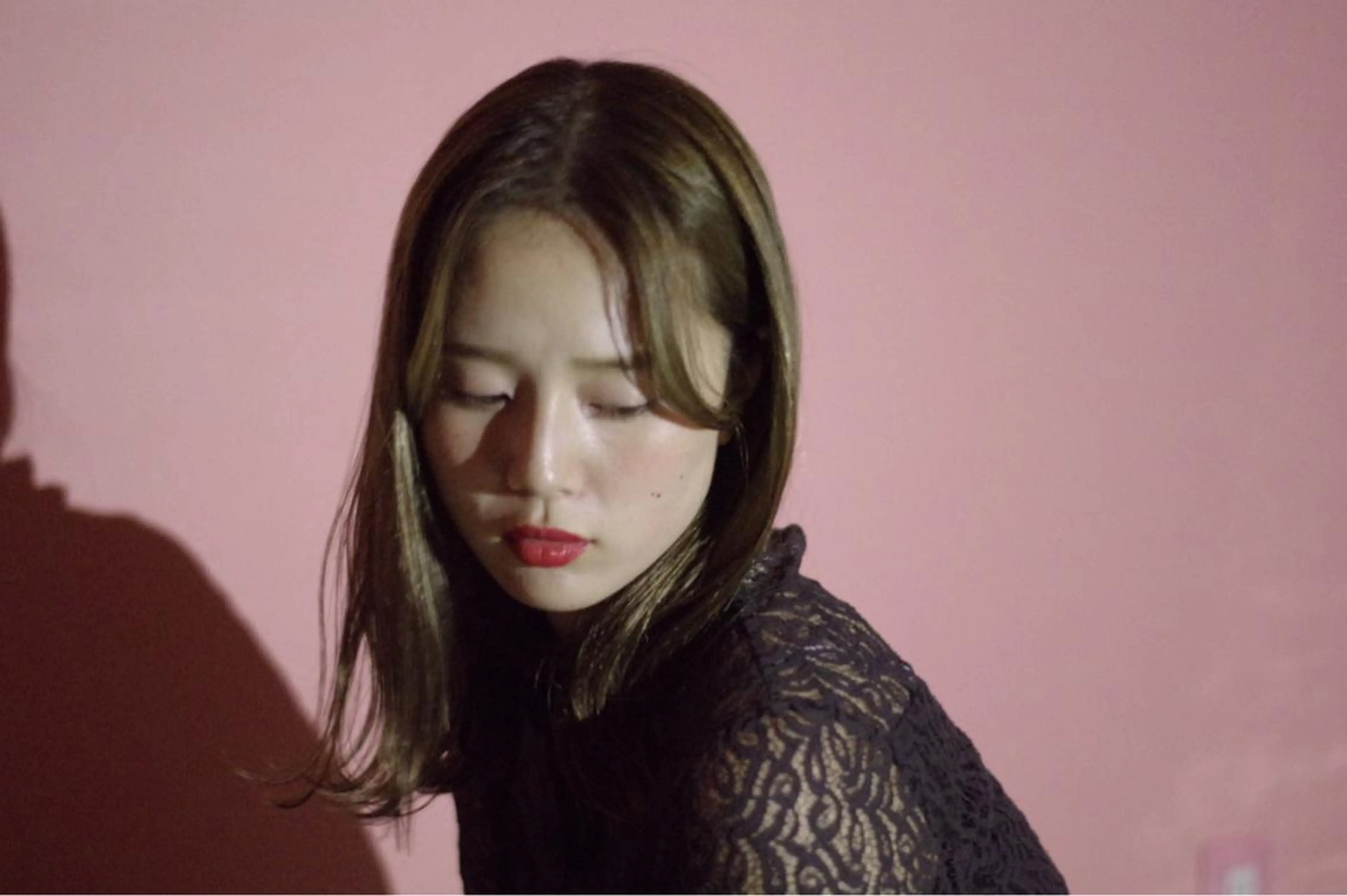 セミロング 門岡 ひかるのヘアスタイル