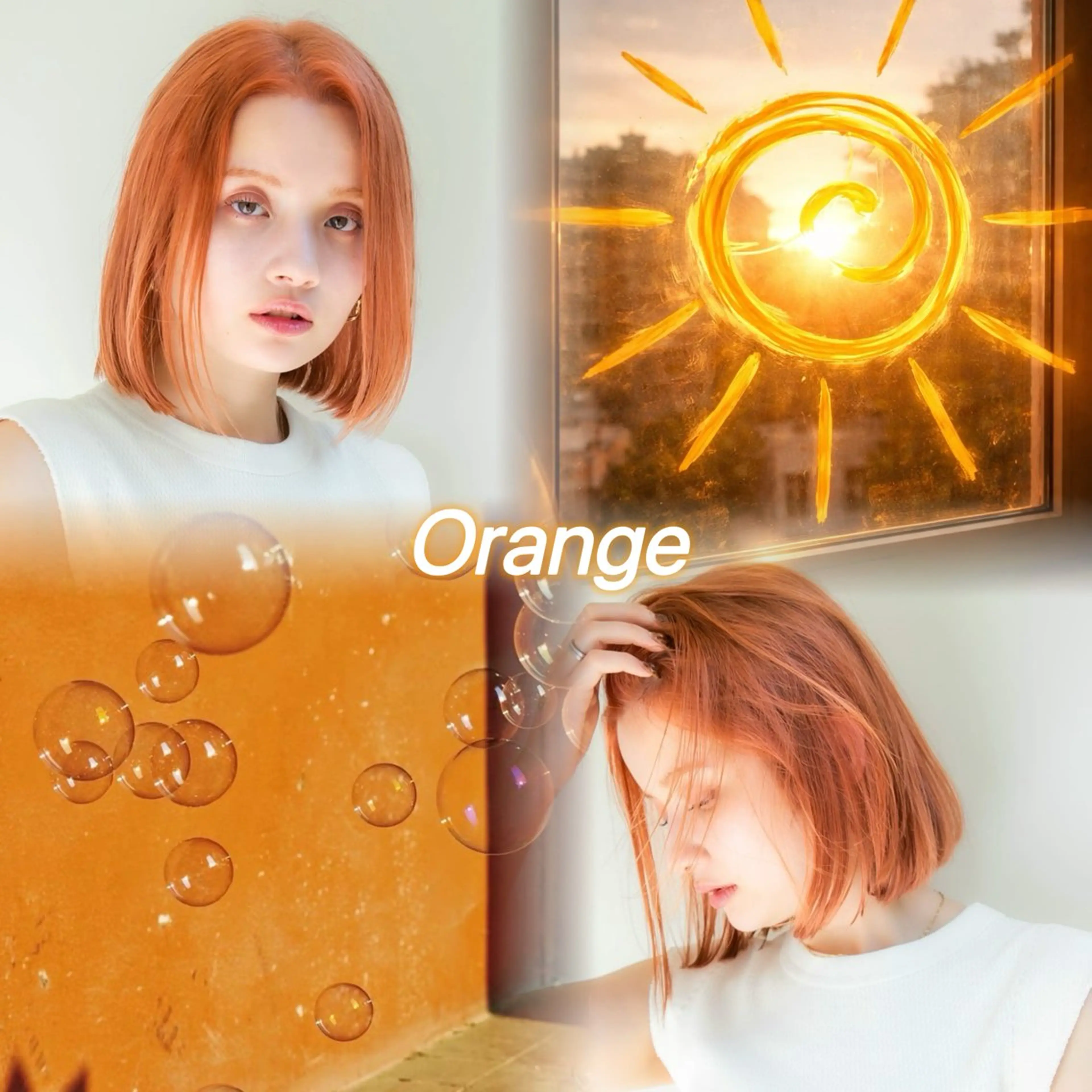 カラー みつき 透明感カラー トレンドカラーのヘアスタイル