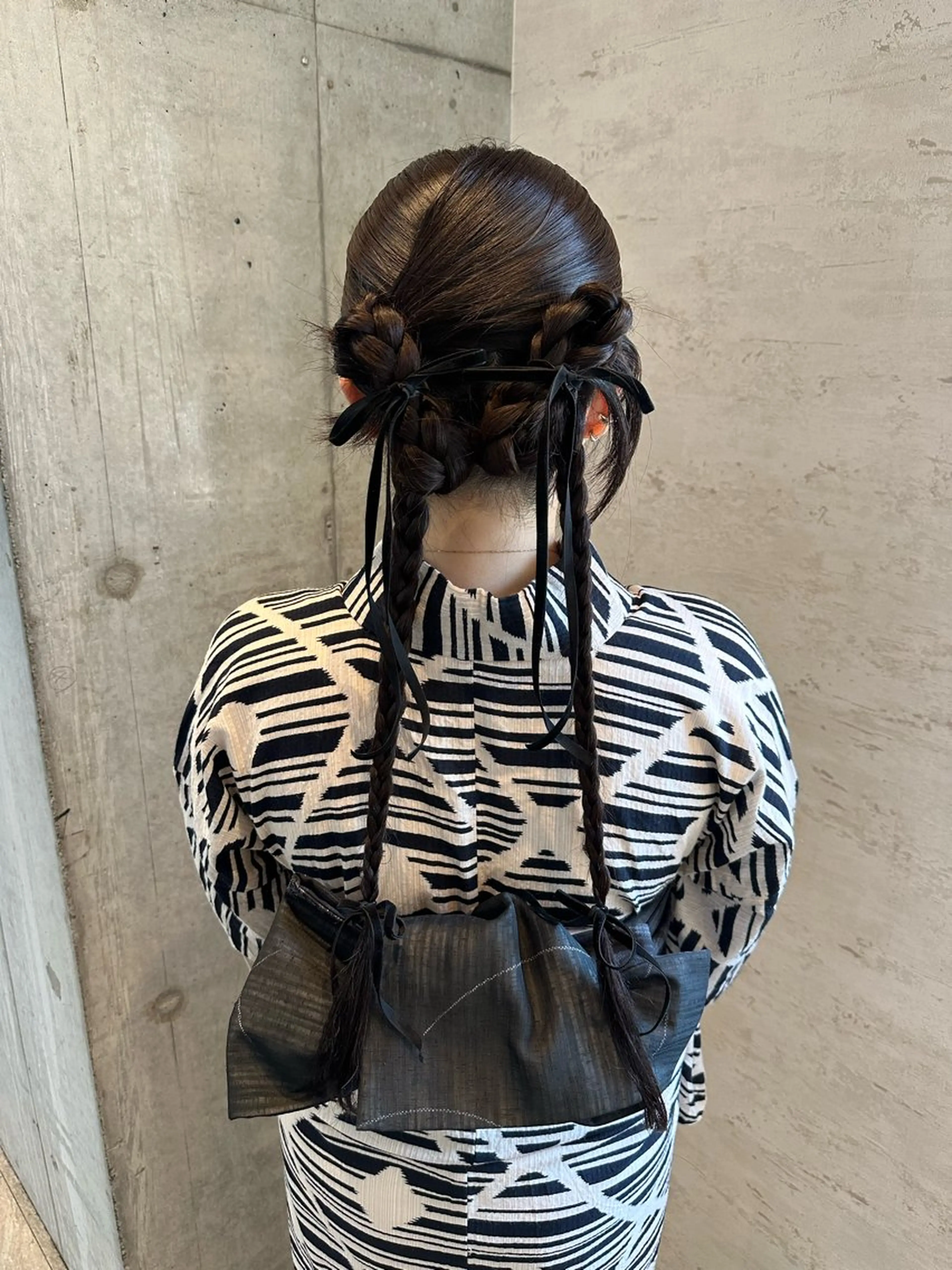 🍉浴衣着付け+飾りつきヘアセット🍉の写真
