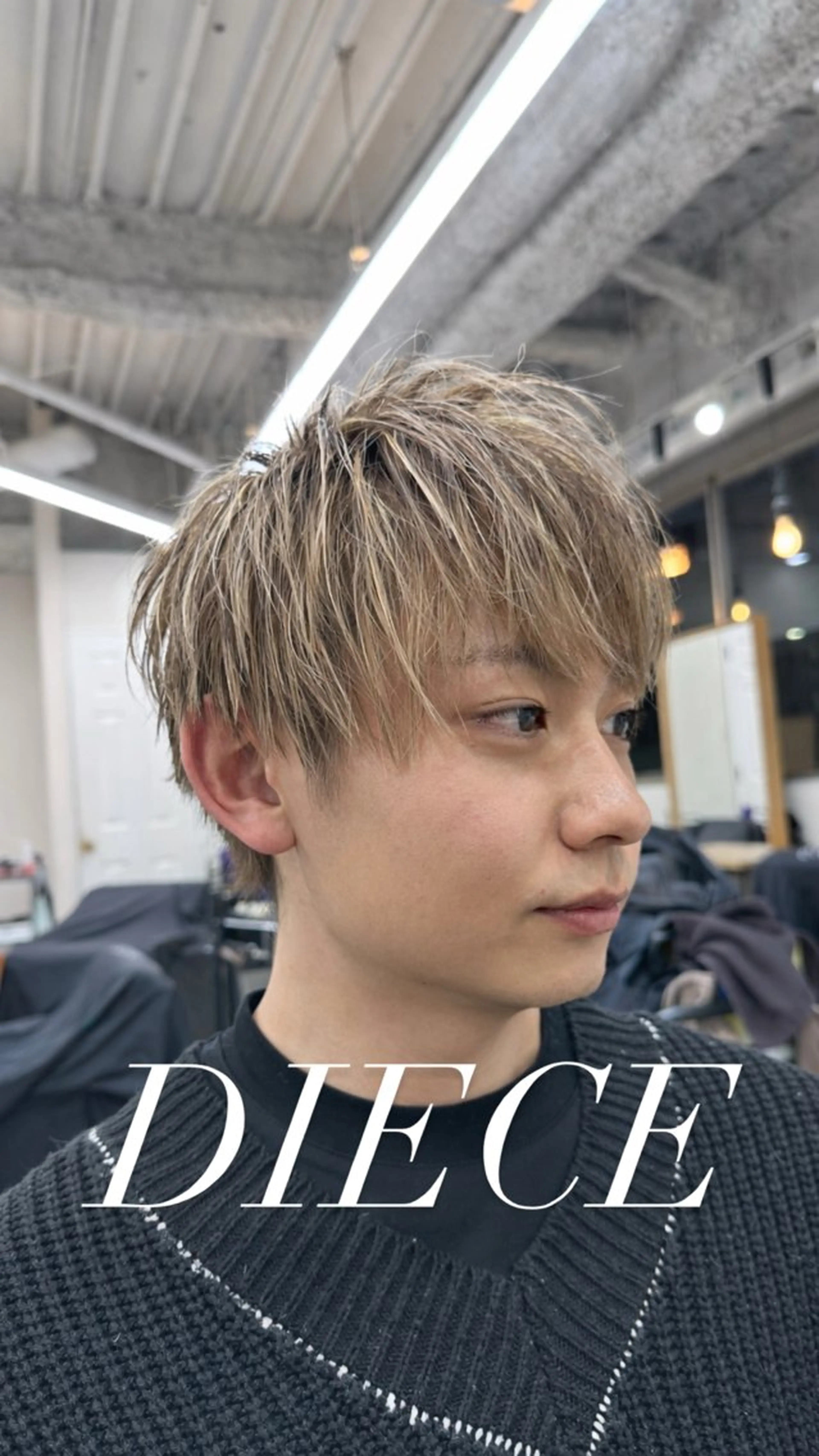 カラー パーマ メンズ メンズメッシュ メッシュ ヘアカラー メンズ特化 ⚡️ナツキ⚡️のヘアスタイル