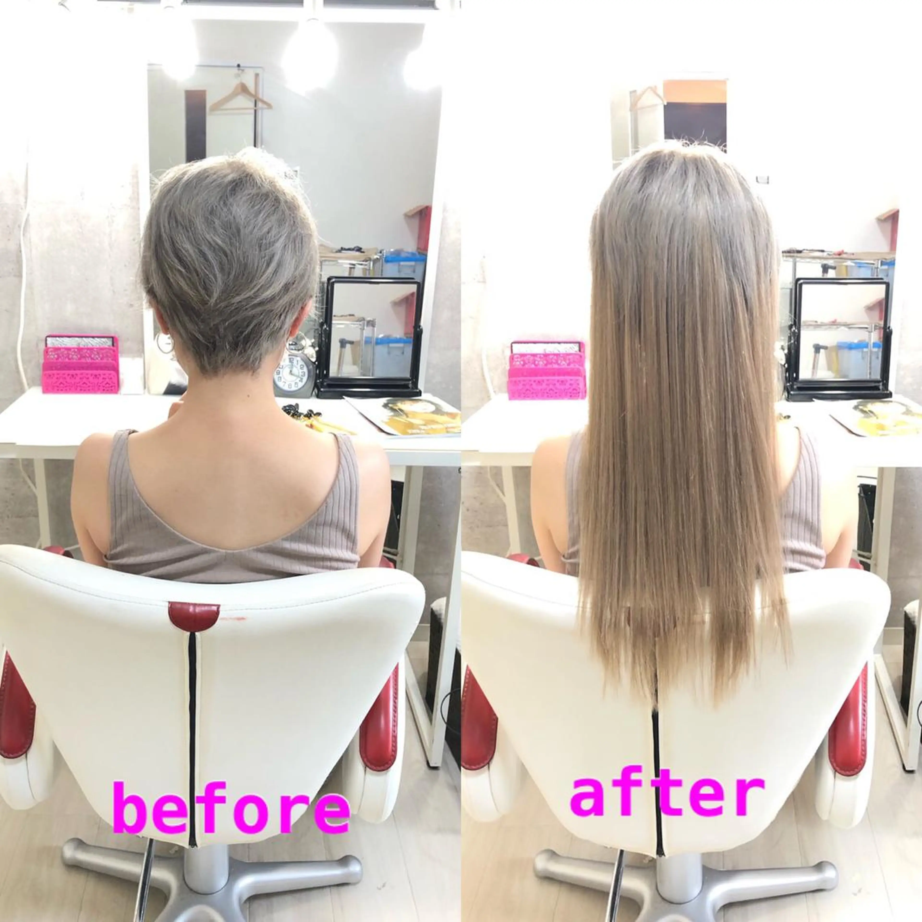 ロング エクステ 🌸ドレスアップ 心斎橋店🌸のヘアスタイル