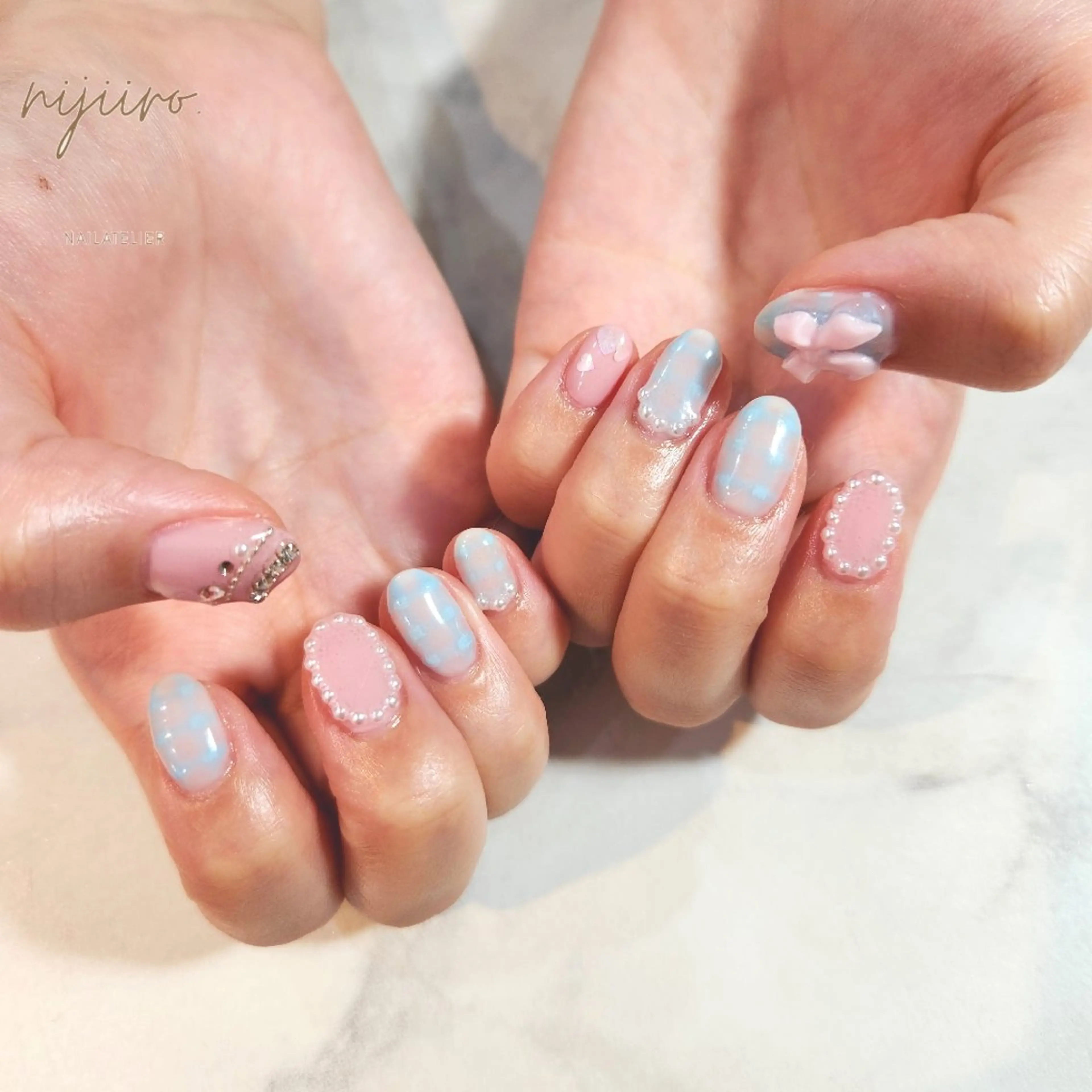 ネイル ハンドネイル nailatelier nijiiro.所属・nijiiro🌈 サトウのネイルデザイン