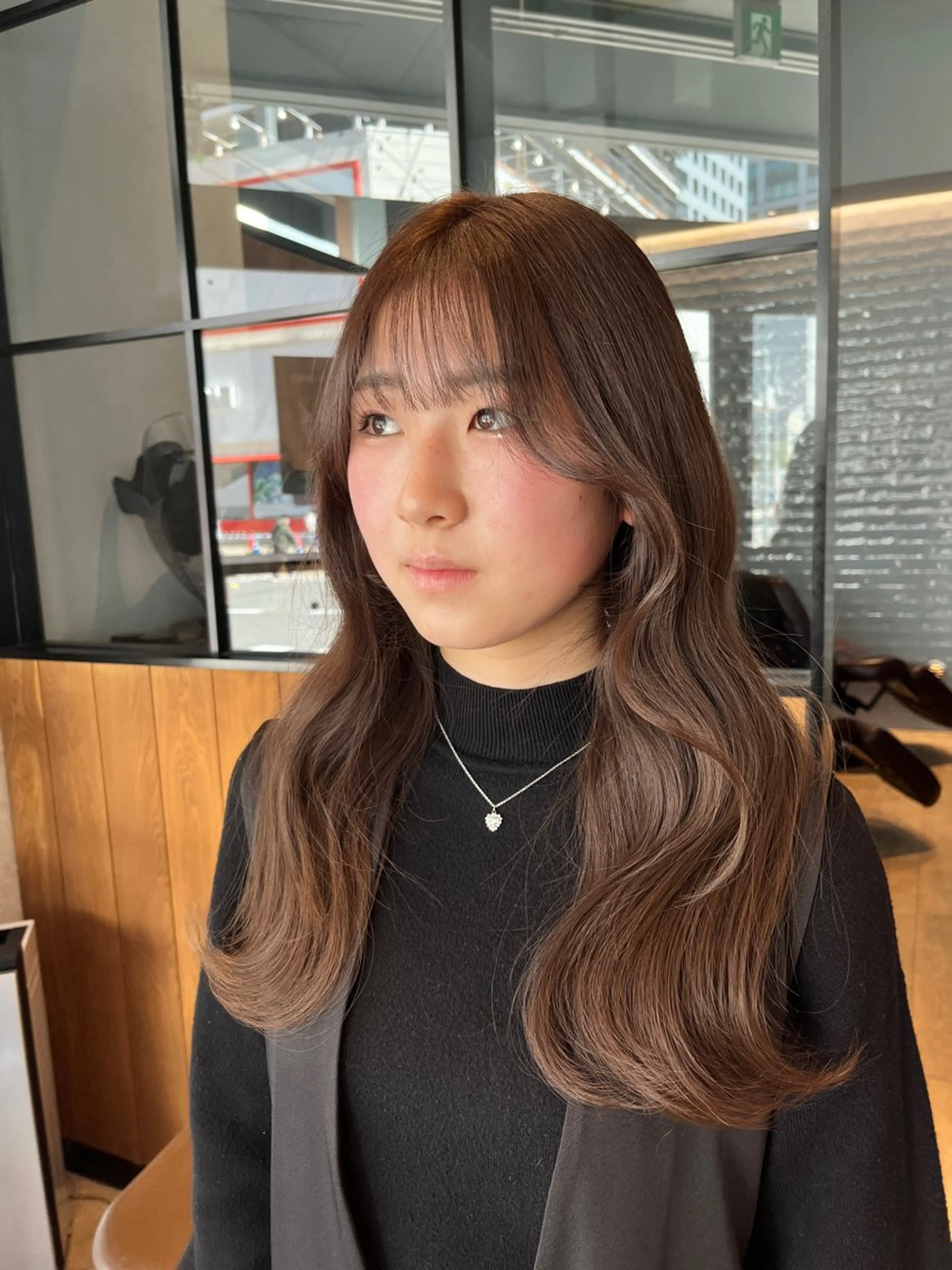 ロング カラー yuuri🎀/大宮 /韓国ヘア/レイヤーのヘアスタイル