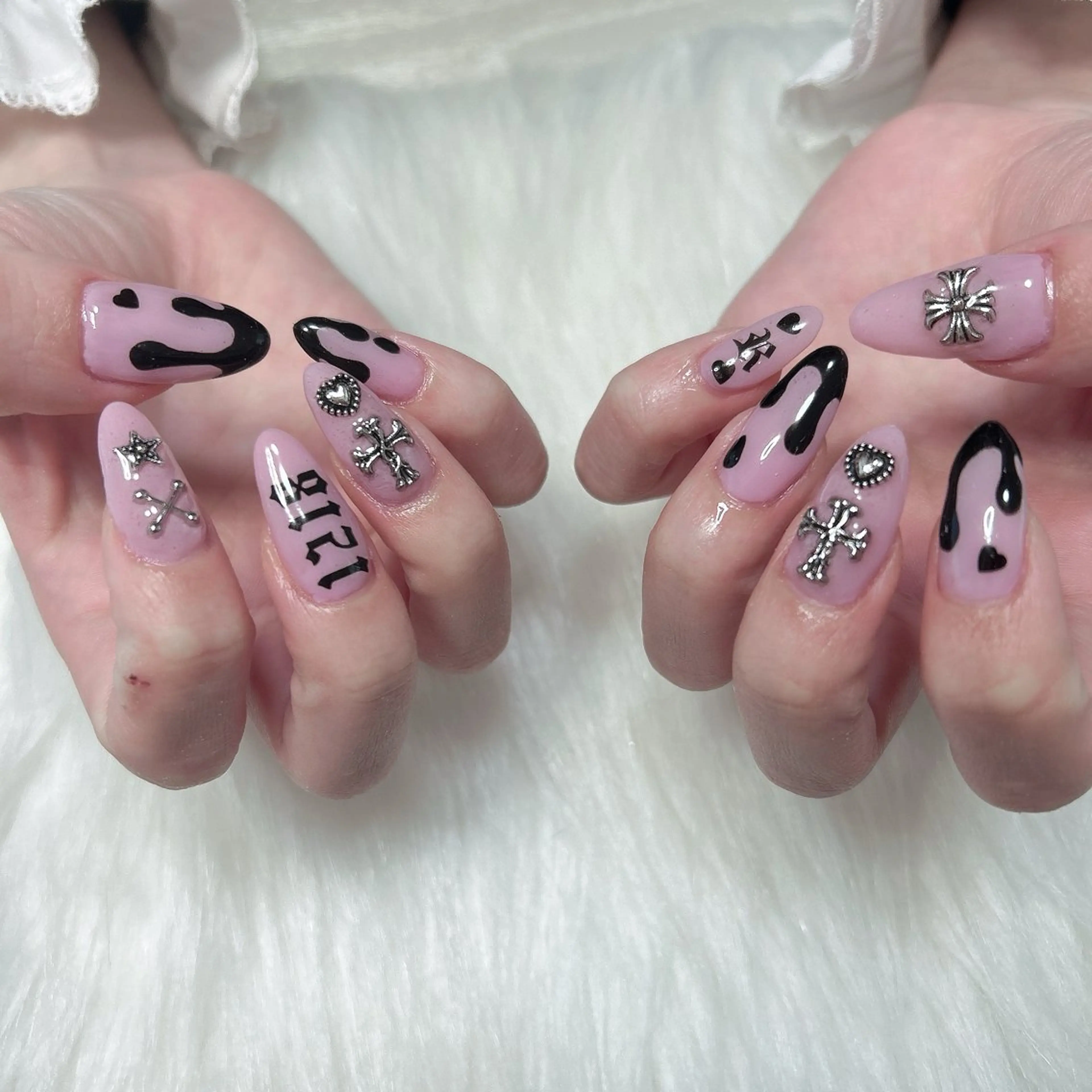 ネイル 持ち込み スカルプネイル ハンドネイル Adite nailのネイルデザイン
