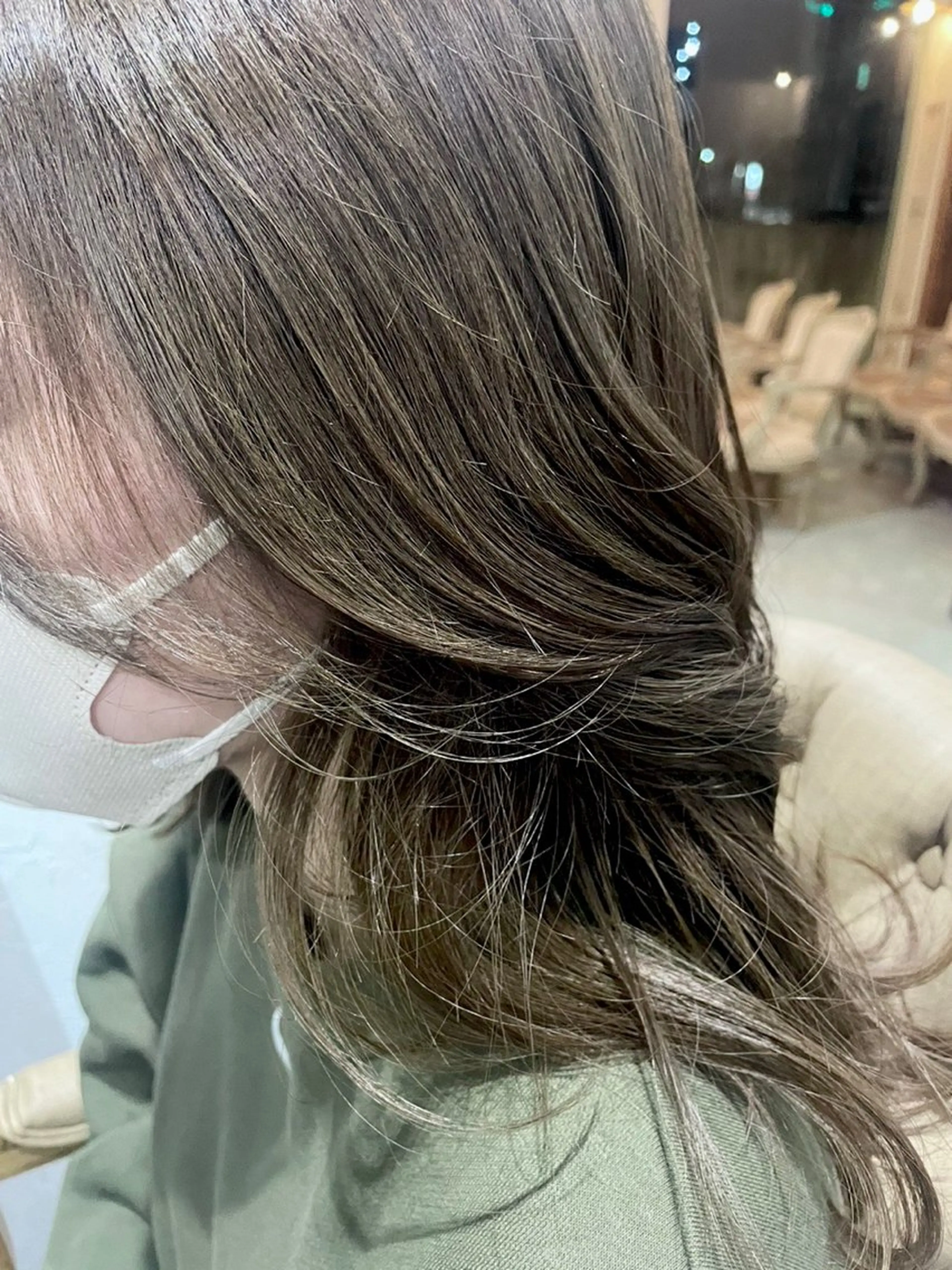 ロング ヘアカラー トリートメント 追立 優稀のヘアスタイル