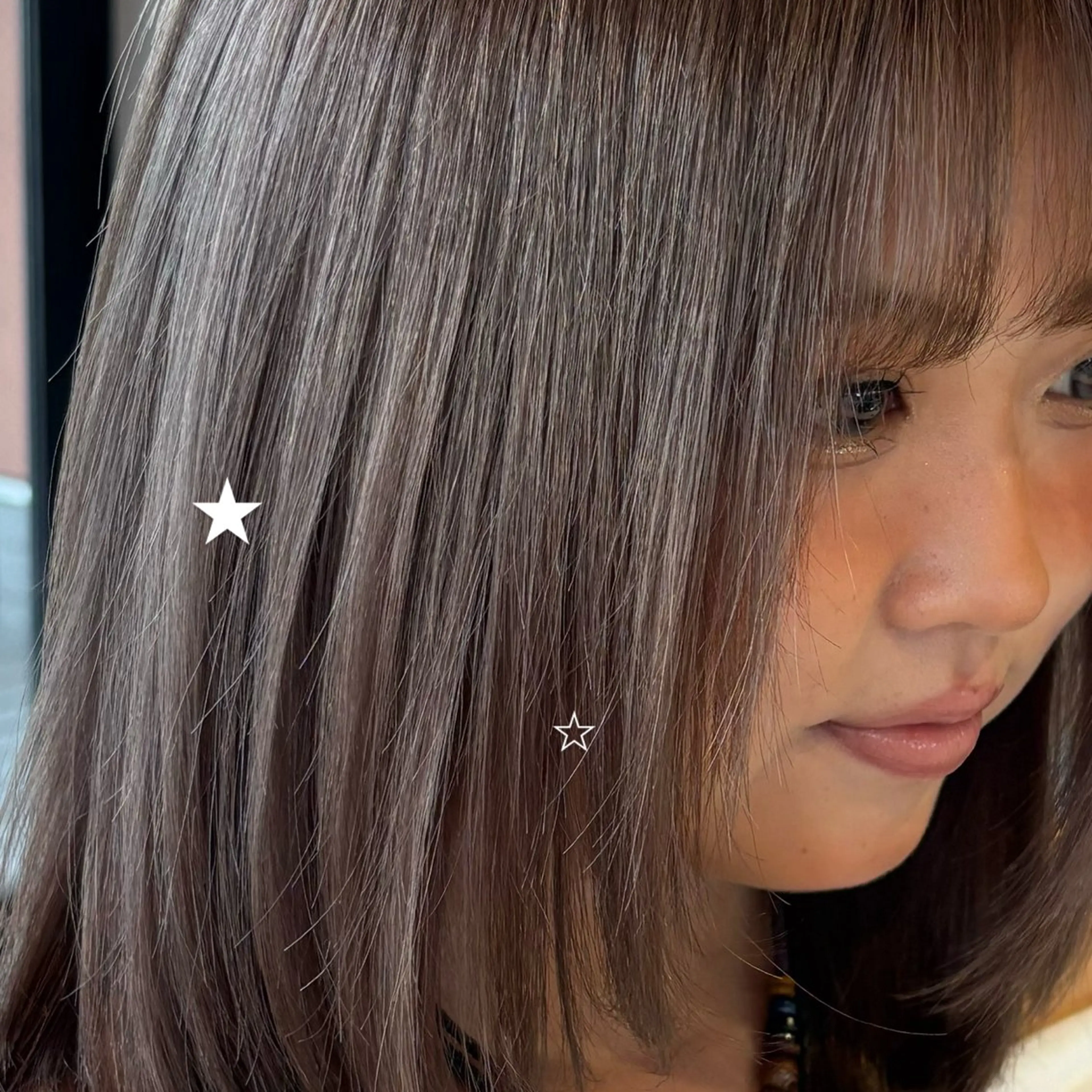 ミディアム カラー ヘアカラー 透明感カラー🧸艶髪 🫧manamiのヘアスタイル