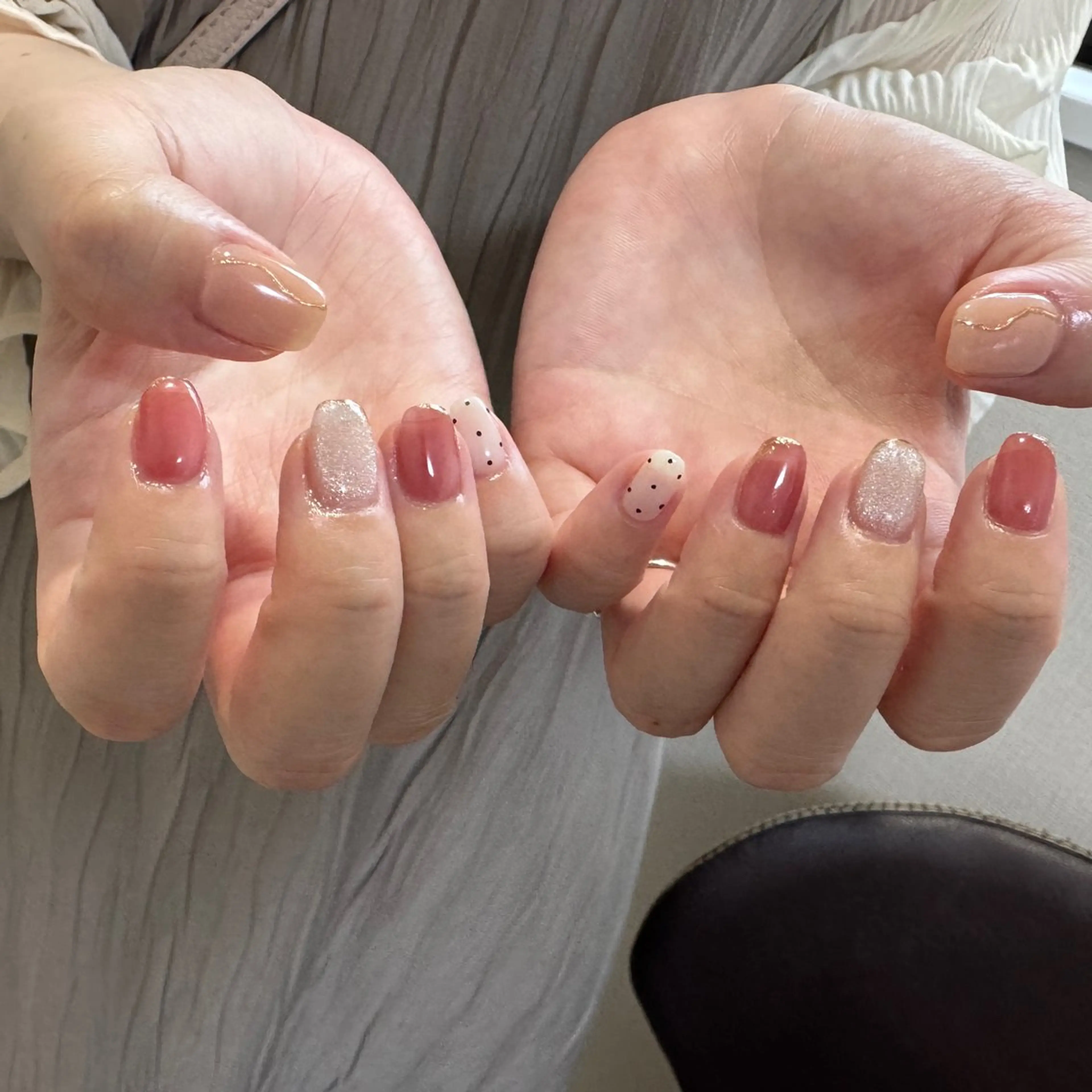 ネイル ハンドネイル pointillé .ayaのネイルデザイン