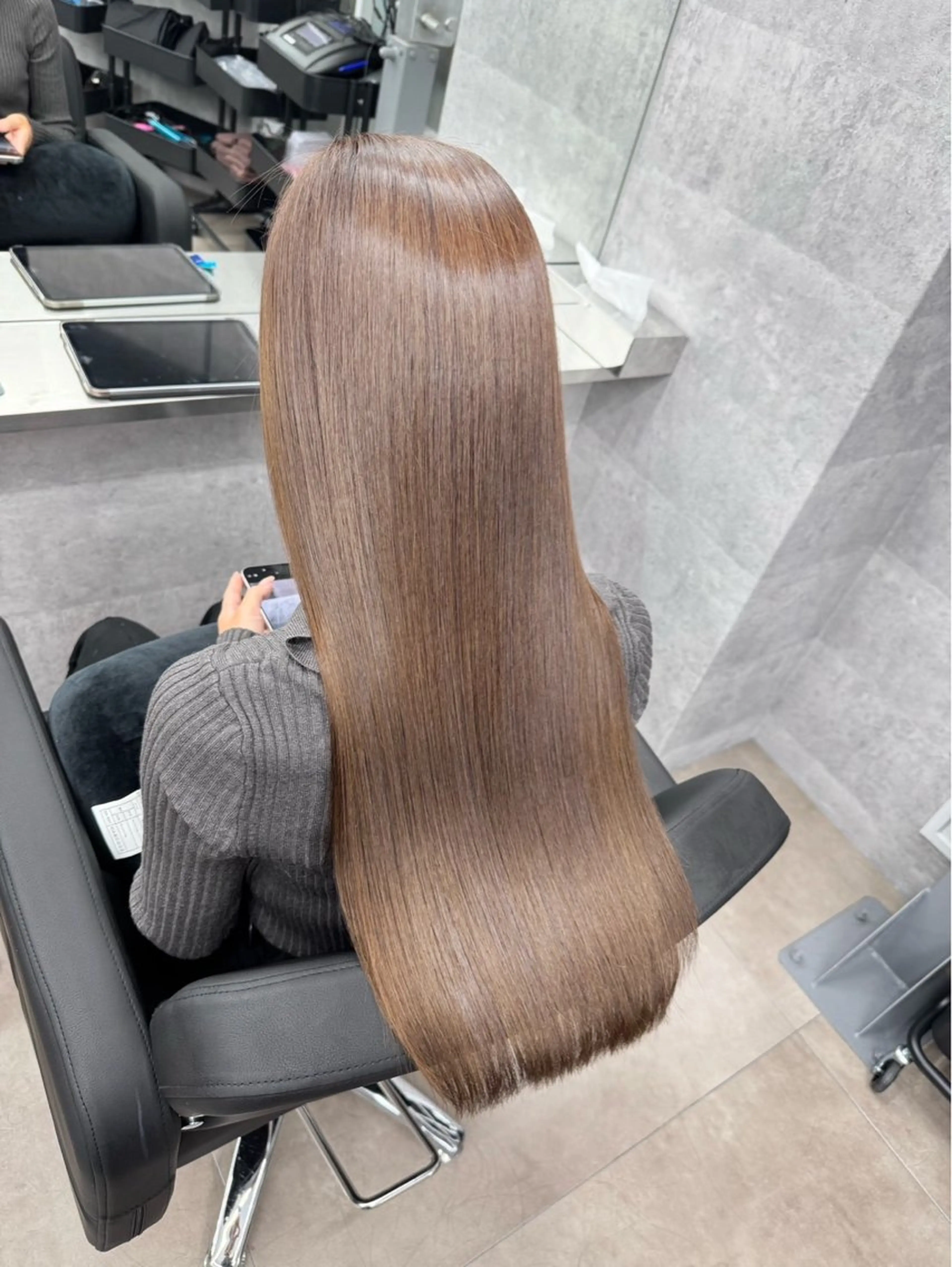 ロング カラー パーマ ヘアカラー トリートメント 🌈艶髪/髪質改善 新宿itouのヘアスタイル