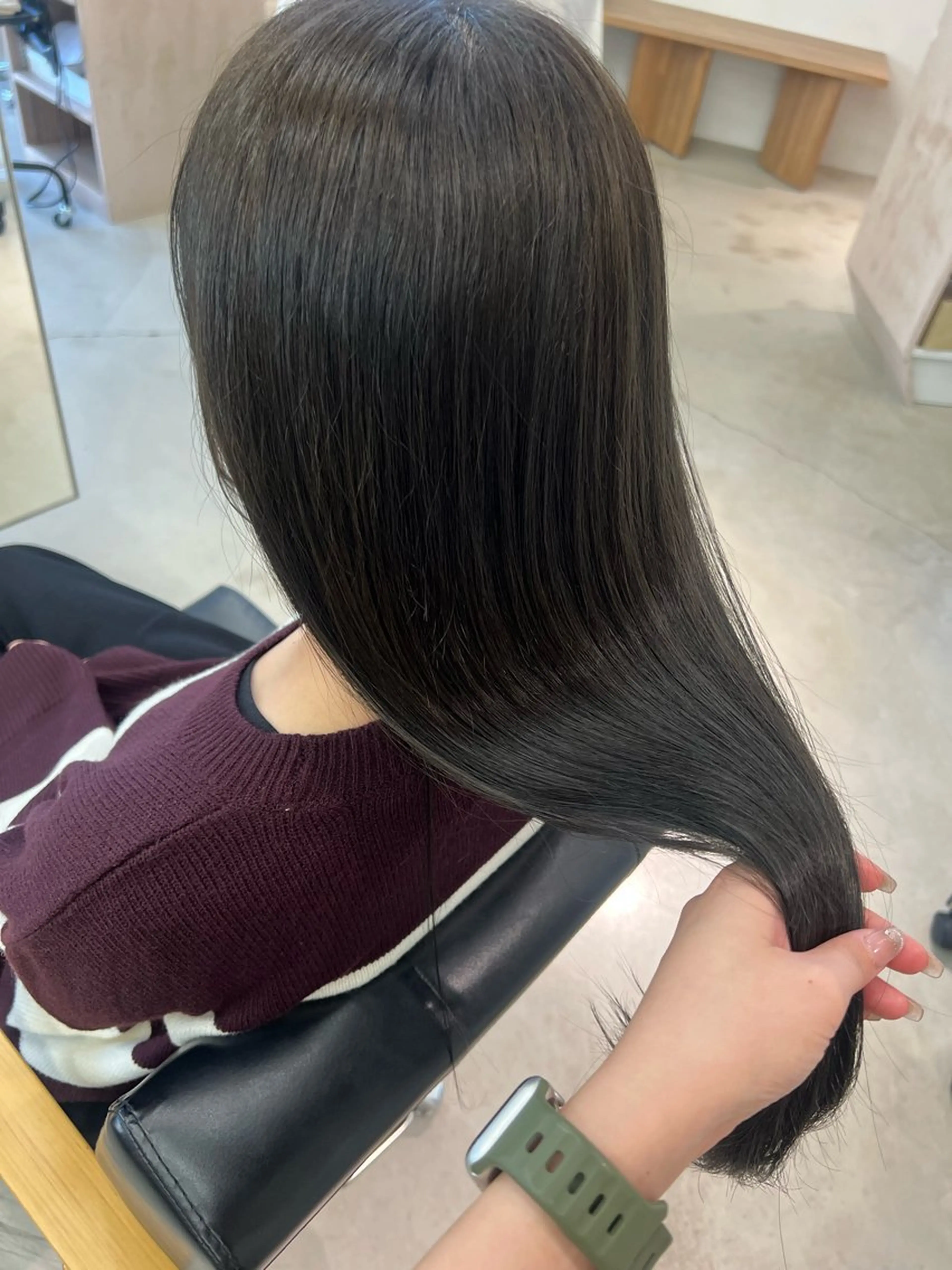 ロング 髪質改善 トリートメント カット ヘアカラー トリートメント vince. moekoのヘアスタイル