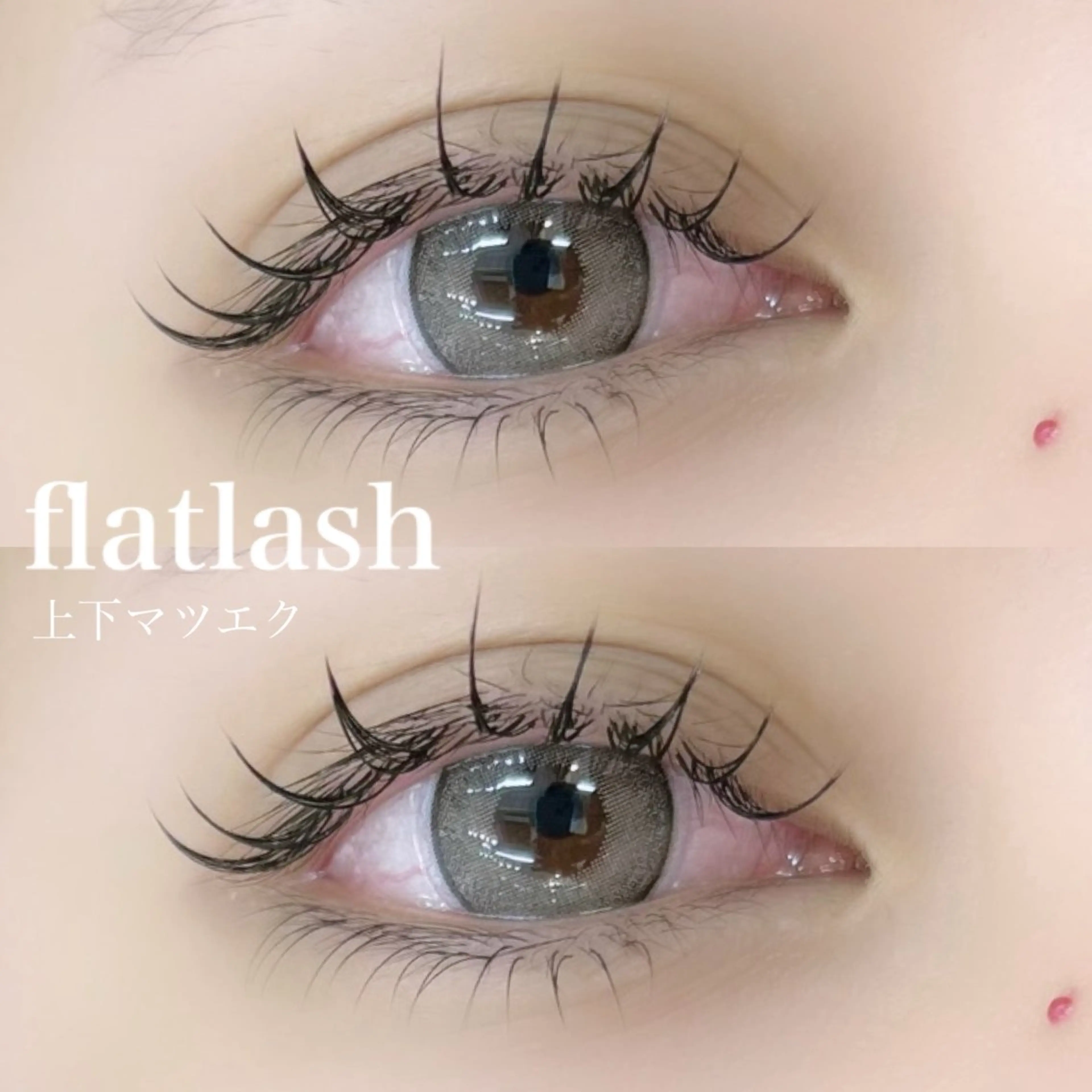 マツエク・マツパ フラットラッシュ マツエク eyelist yuukaのマツエク・マツパデザイン