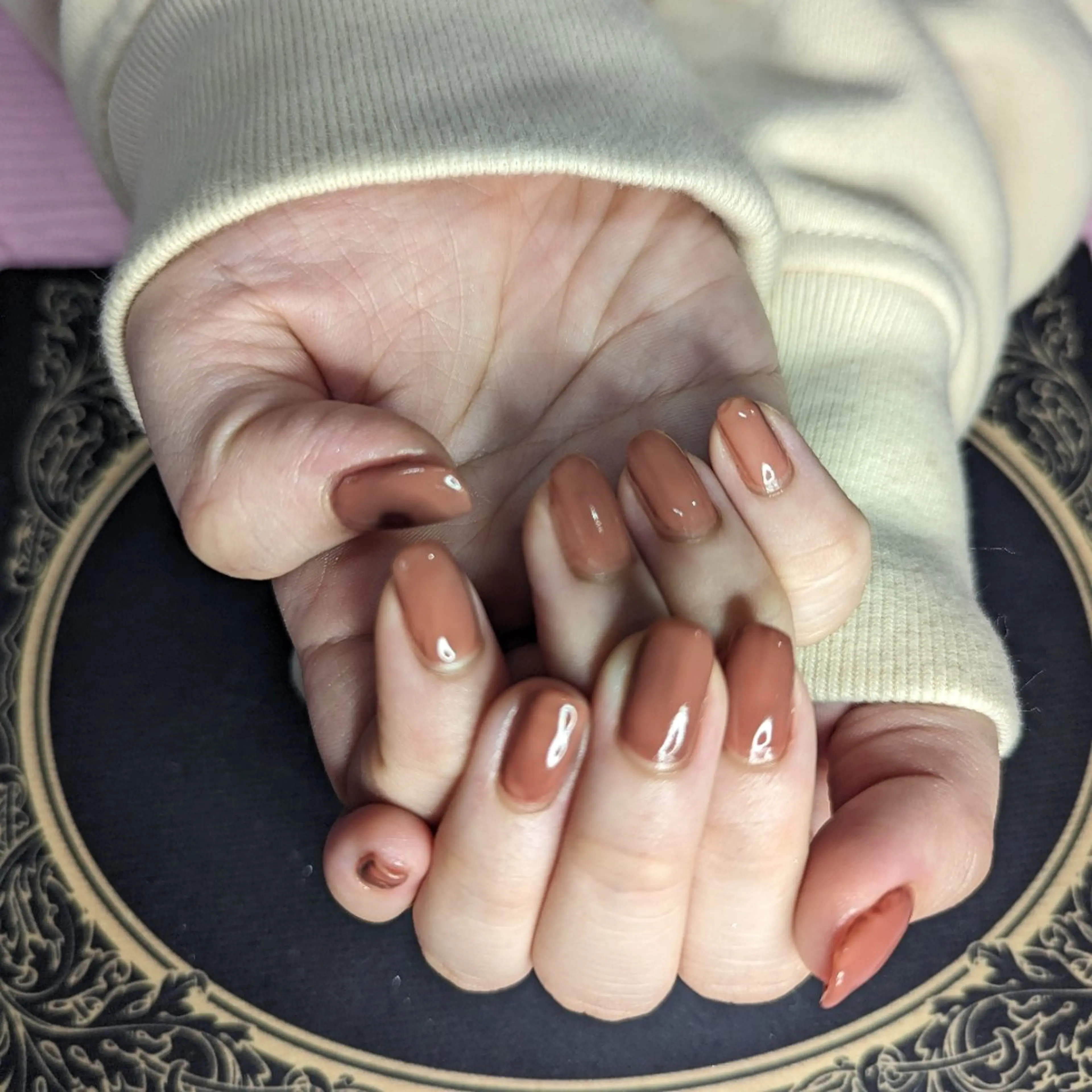 ワンカラー💅🏻ネイル✨(2色までOK)off無しの写真