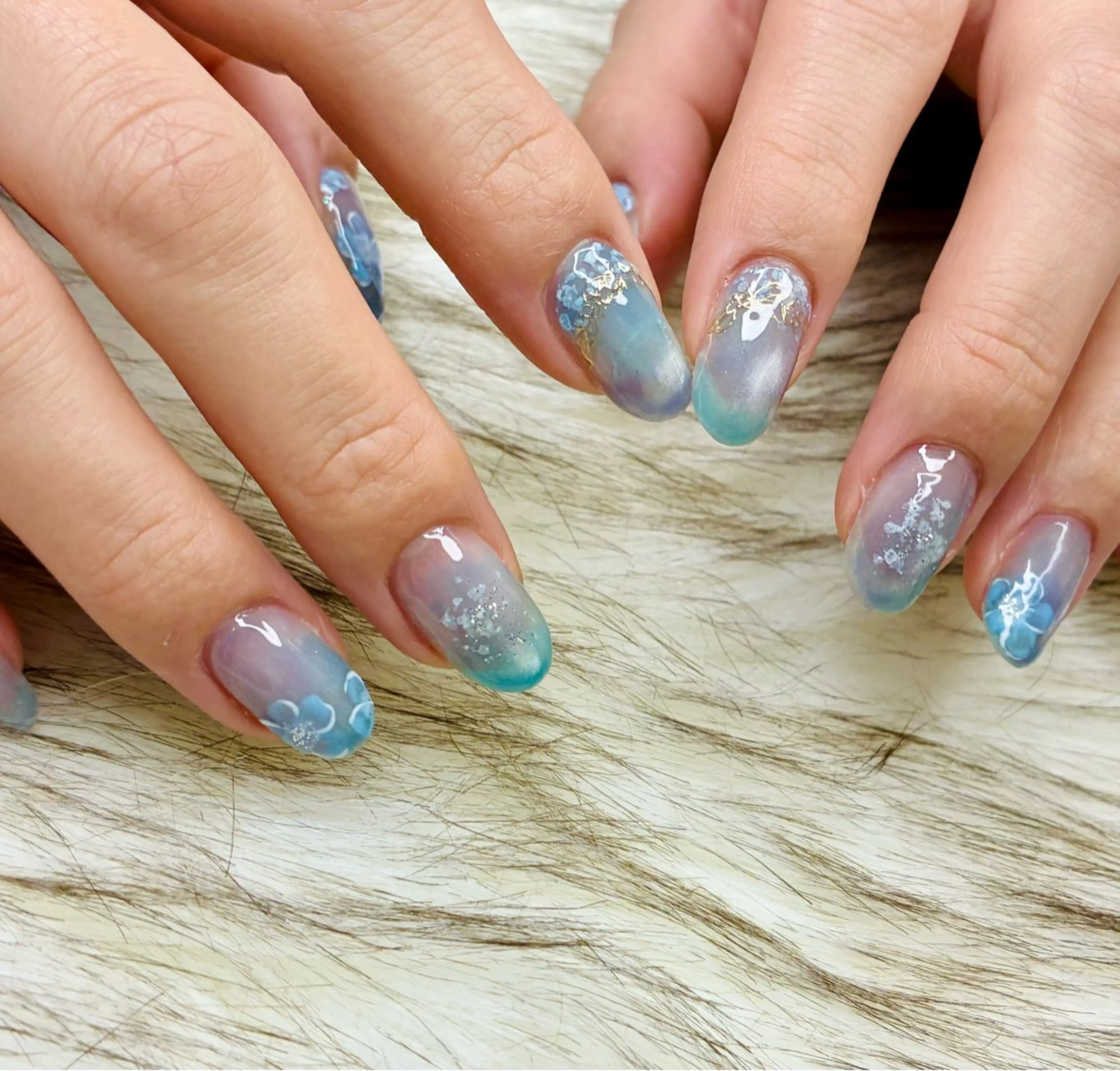 ネイル ハンドネイル nu.sheer honoのネイルデザイン