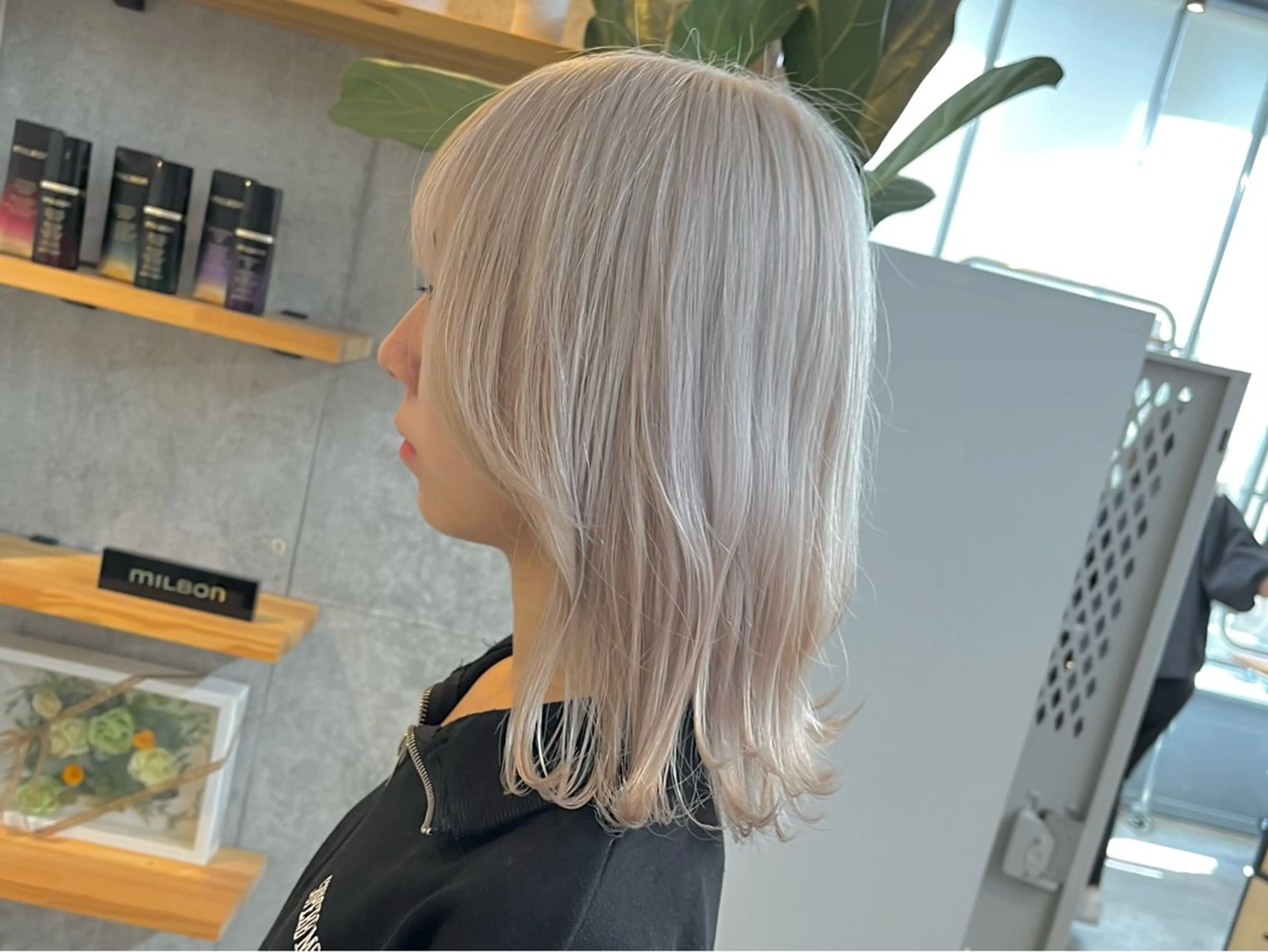 ミディアム カラー ヘアカラー ハイトーンカラ ー/小川のヘアスタイル