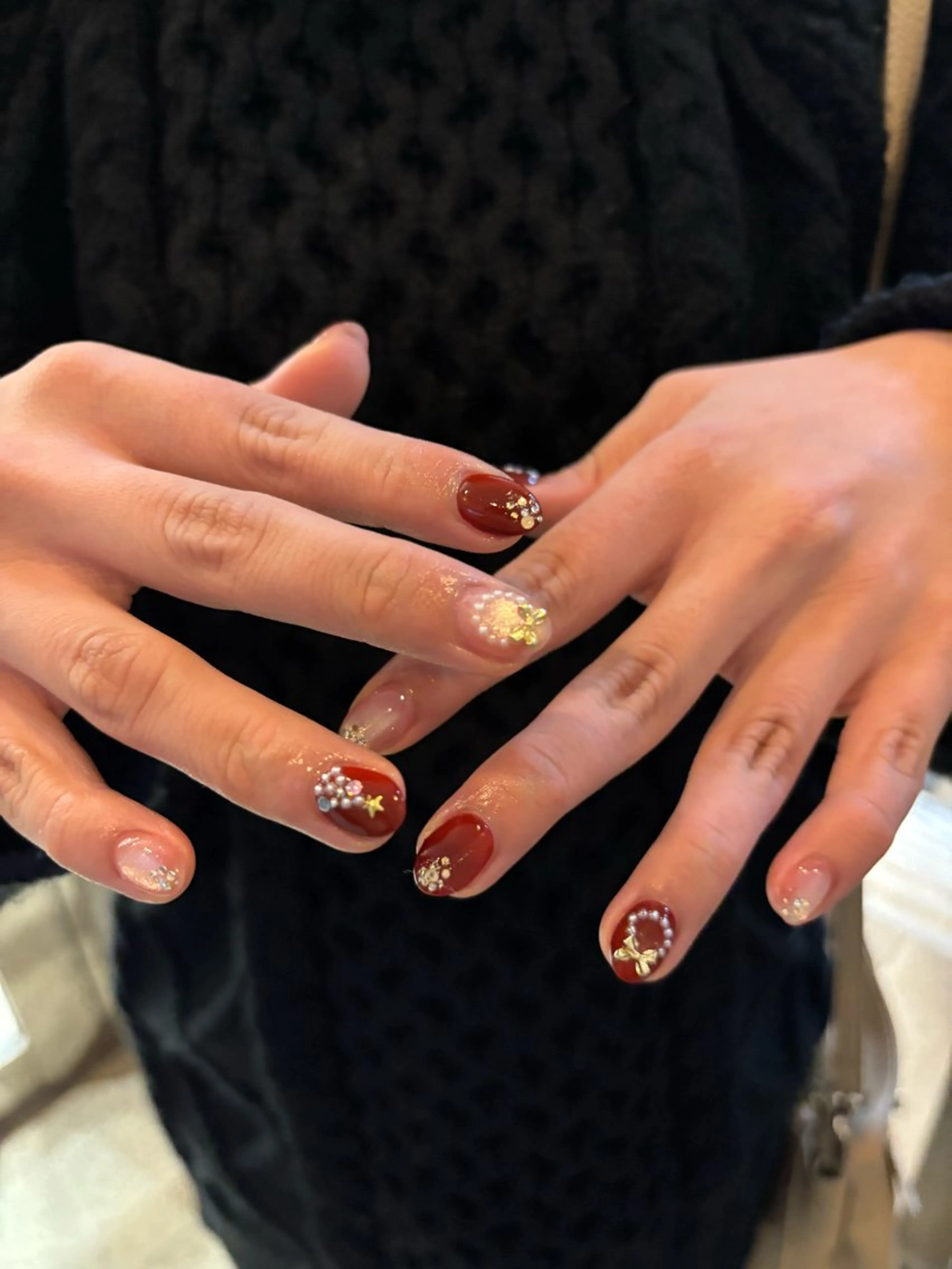 ネイル 冬ネイル クリスマス N° nail_ fuyukaのネイルデザイン