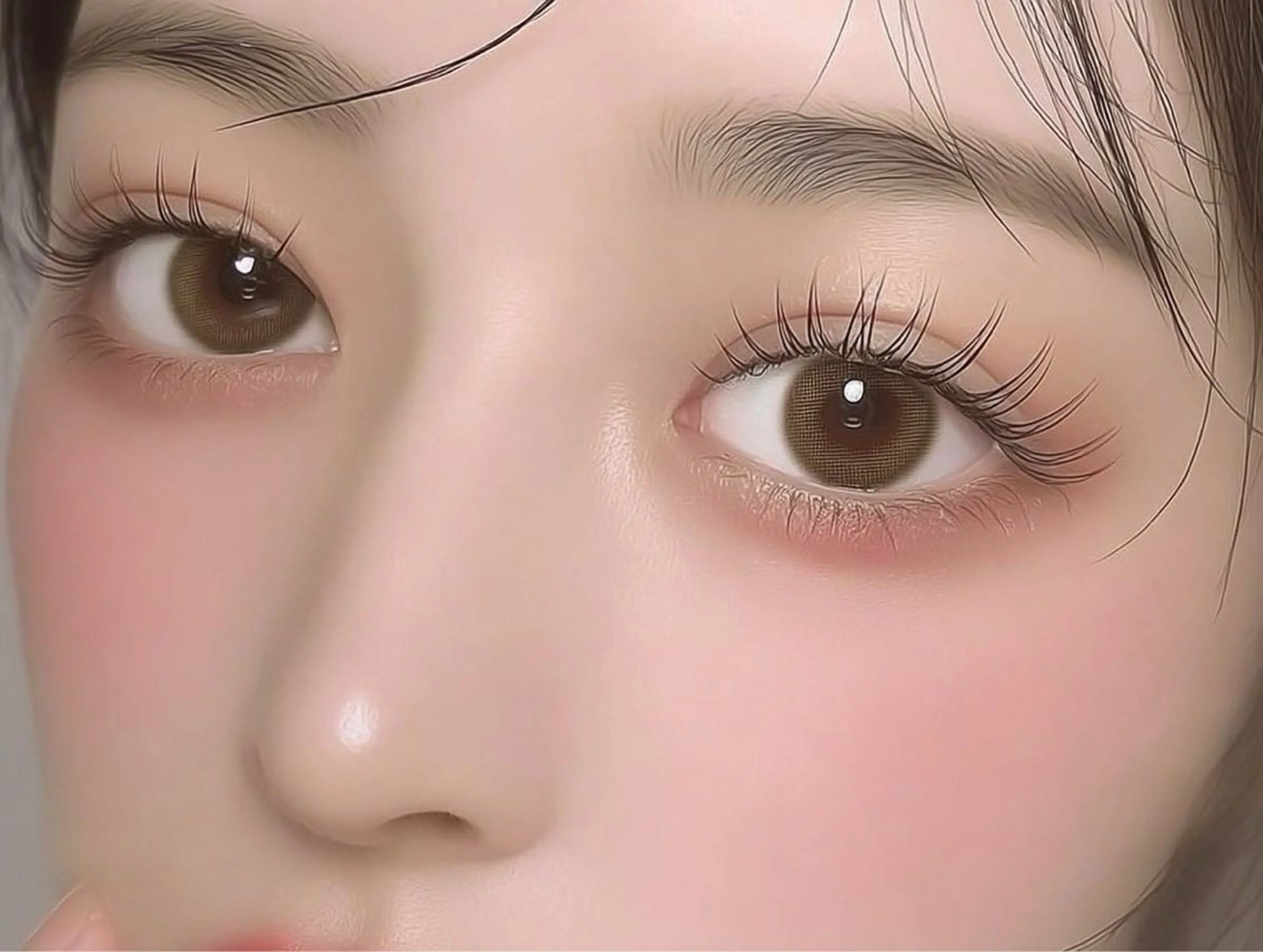 マツエク・マツパ 束感まつ毛 Cカール キュート フラットラッシュ 韓国風マツエク まほろ/ 天王寺🎀🫧のマツエク・マツパデザイン