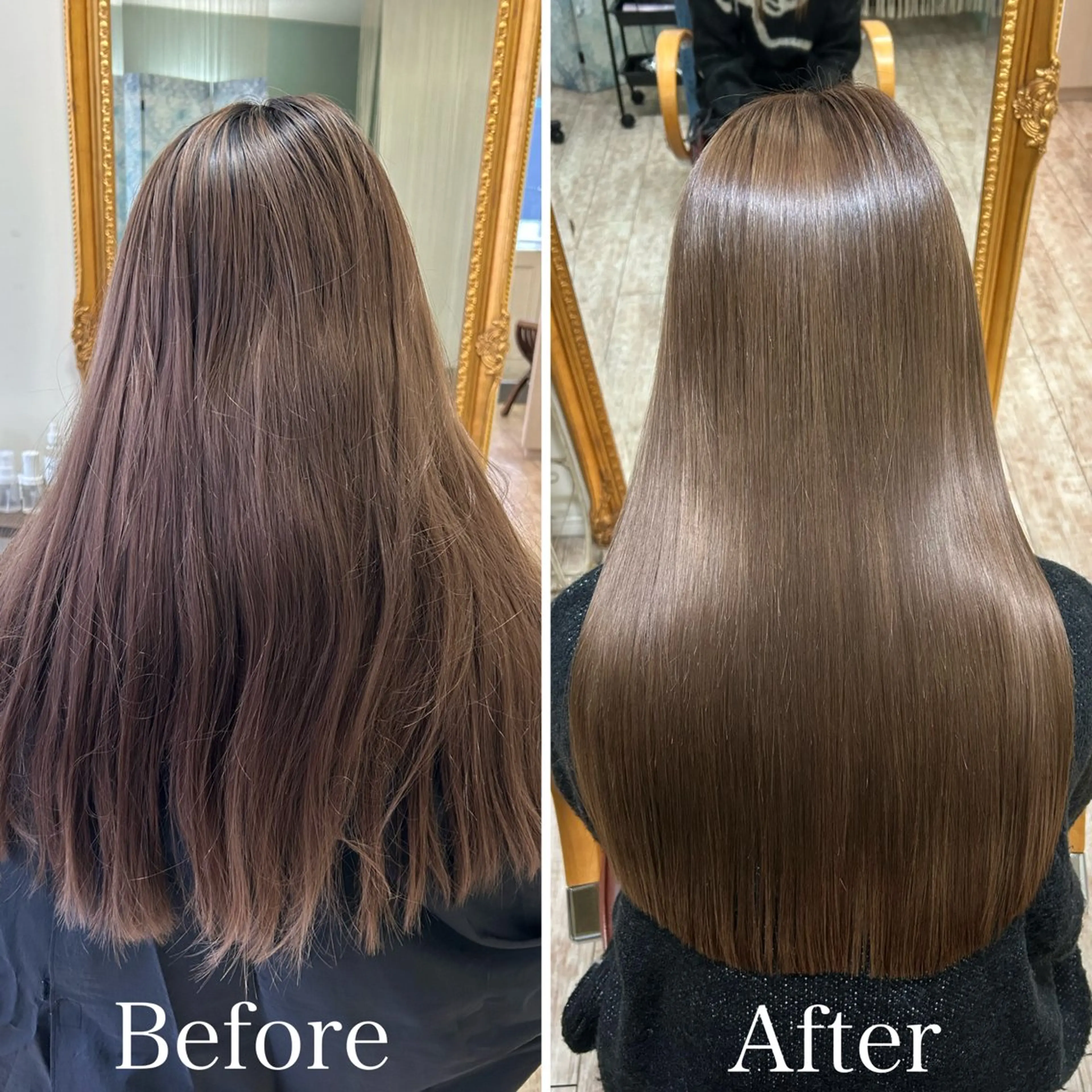 ロング 髪質改善 トリートメント カット トリートメント 【艶ヘア】 どうまえのヘアスタイル