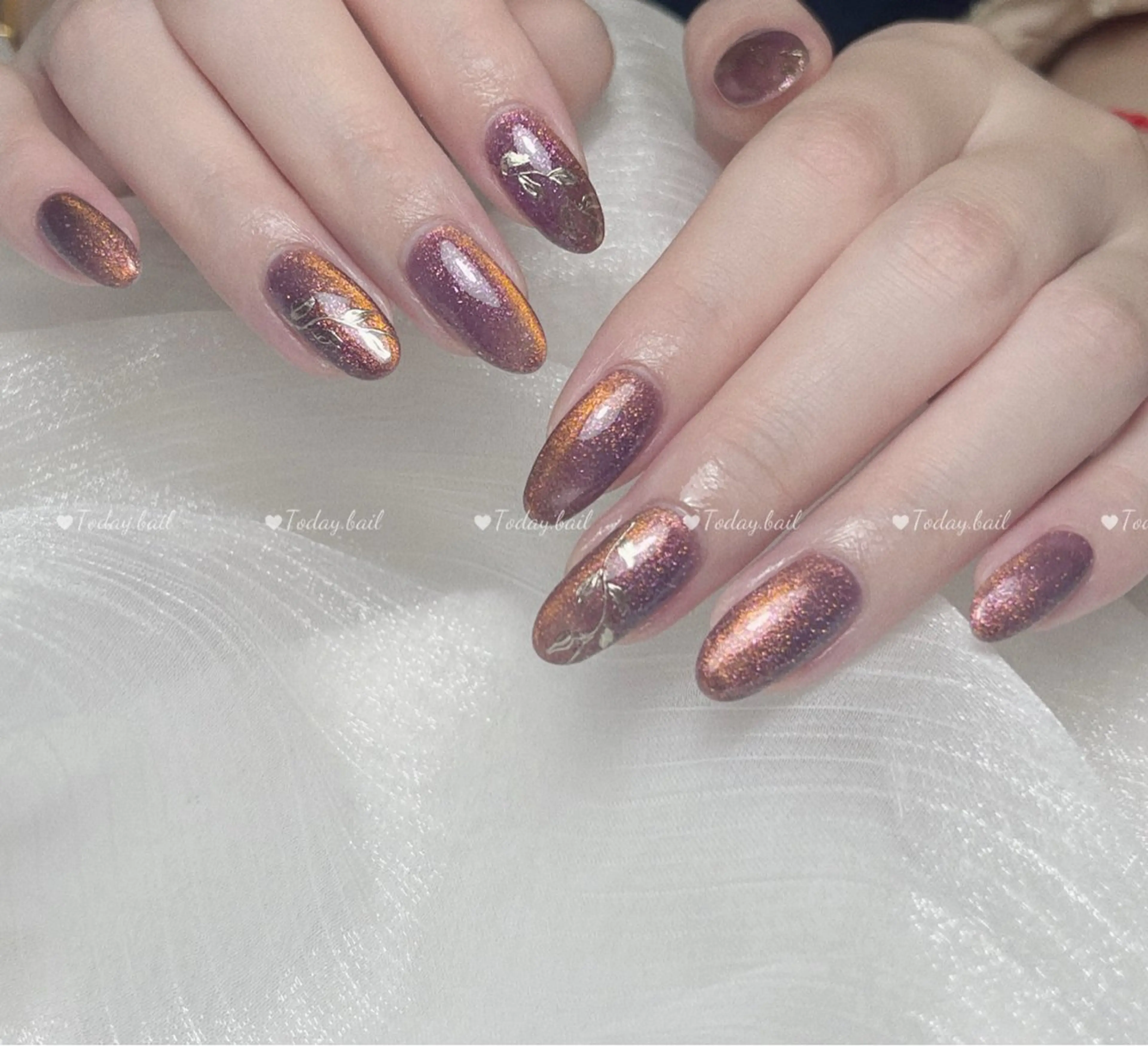 ネイル マグネットネイル 🎀Today nail💅のネイルデザイン