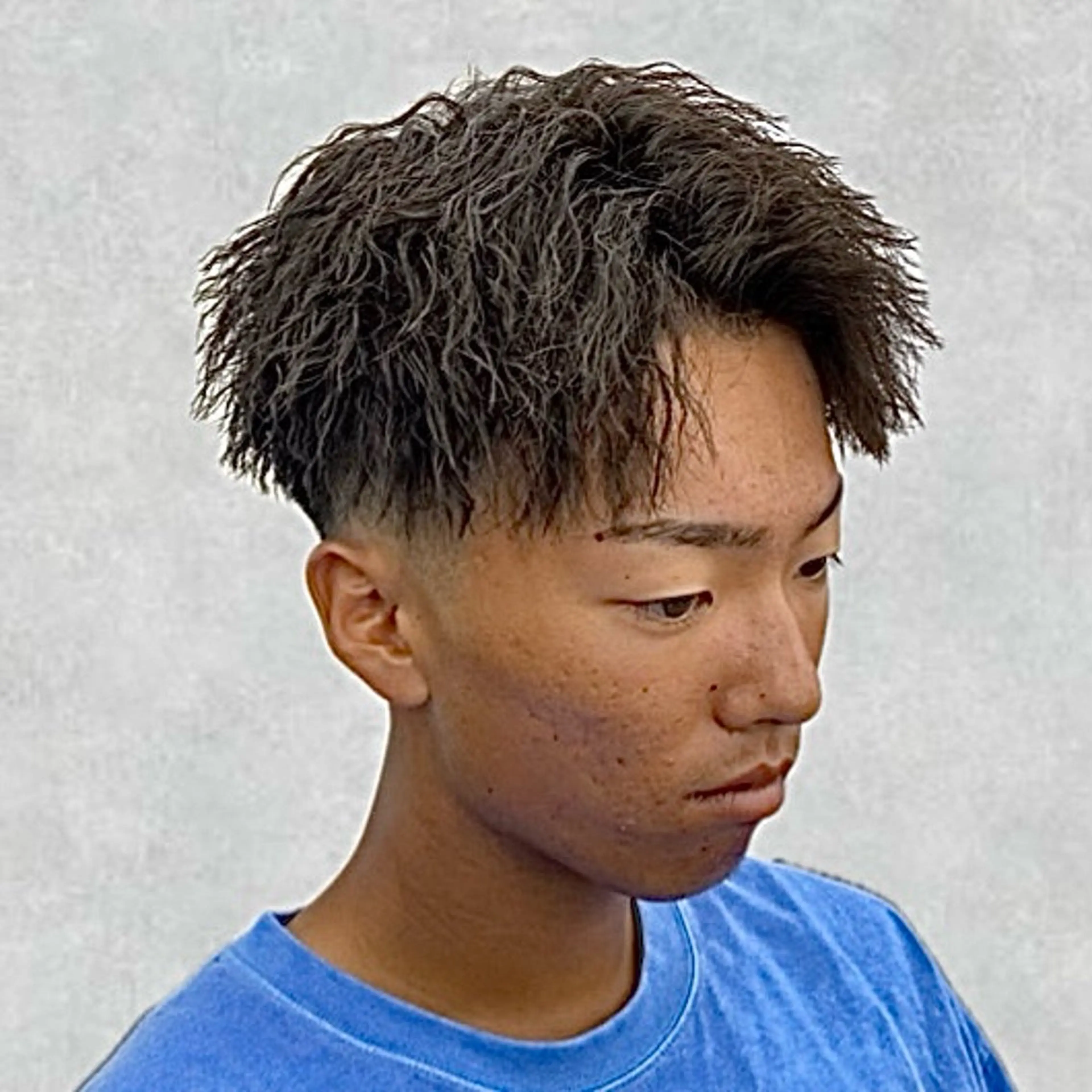 ショート パーマ メンズ メンズパーマ メンズツイストパーマ くせ毛 ツイストパーマ 立川メンズパーマ職人 /MASAのヘアスタイル