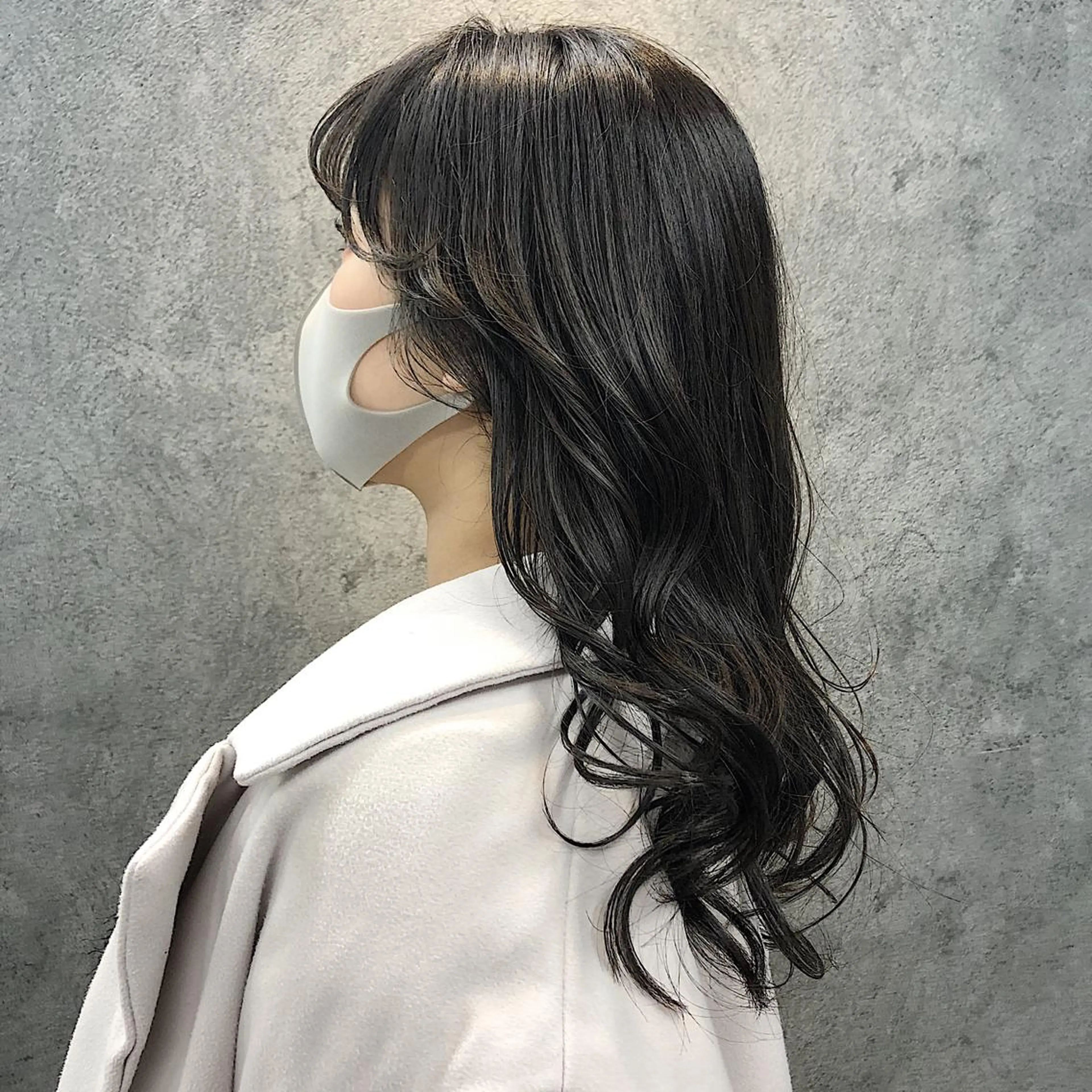 セミロング オルチャンヘア 所渉/韓国レイヤー /ウルフカットのヘアスタイル