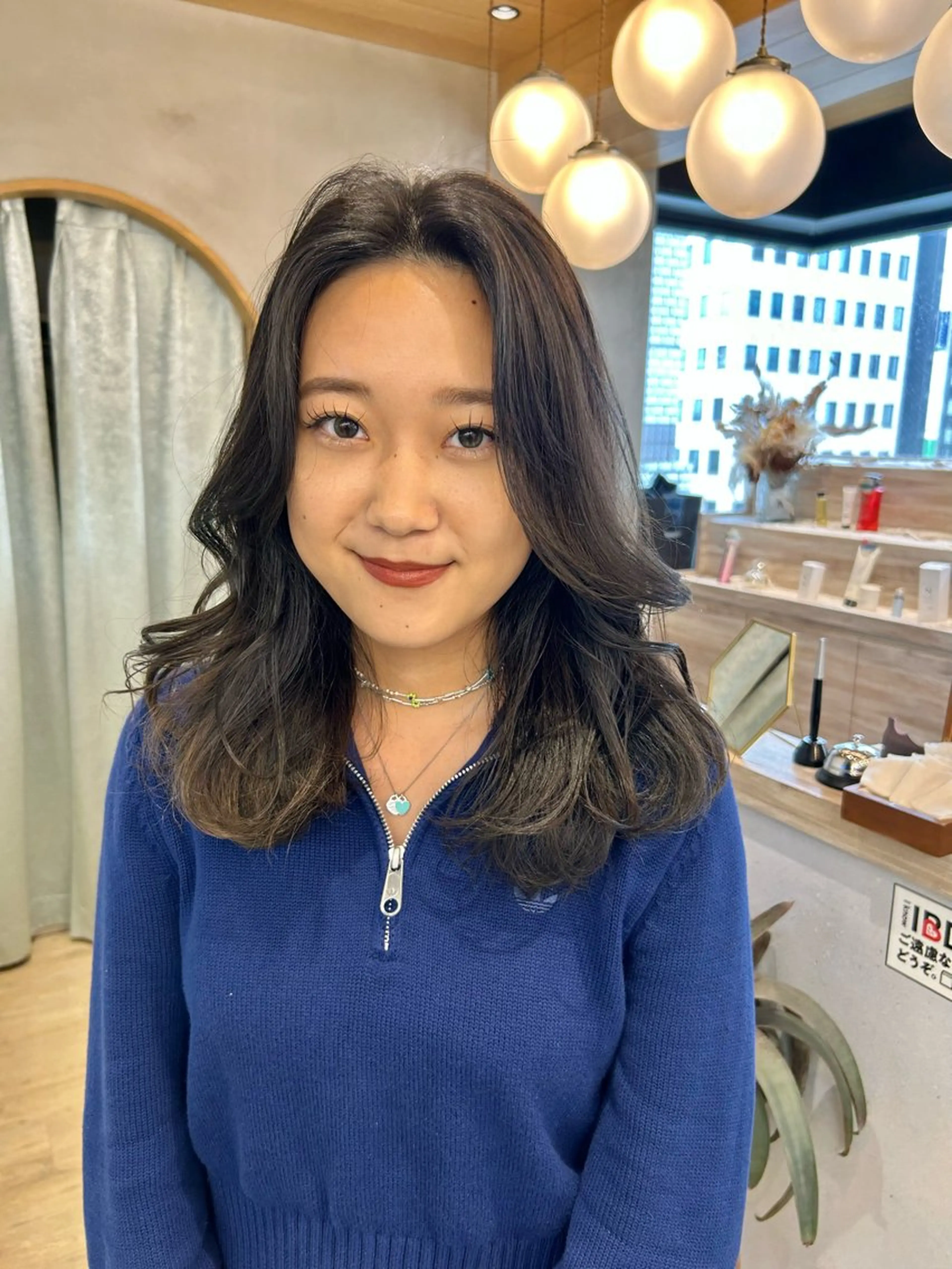 ロング カット パーマ トリートメント 🩵縮毛矯正/ブリー チ/髪質改善/いつかのヘアスタイル