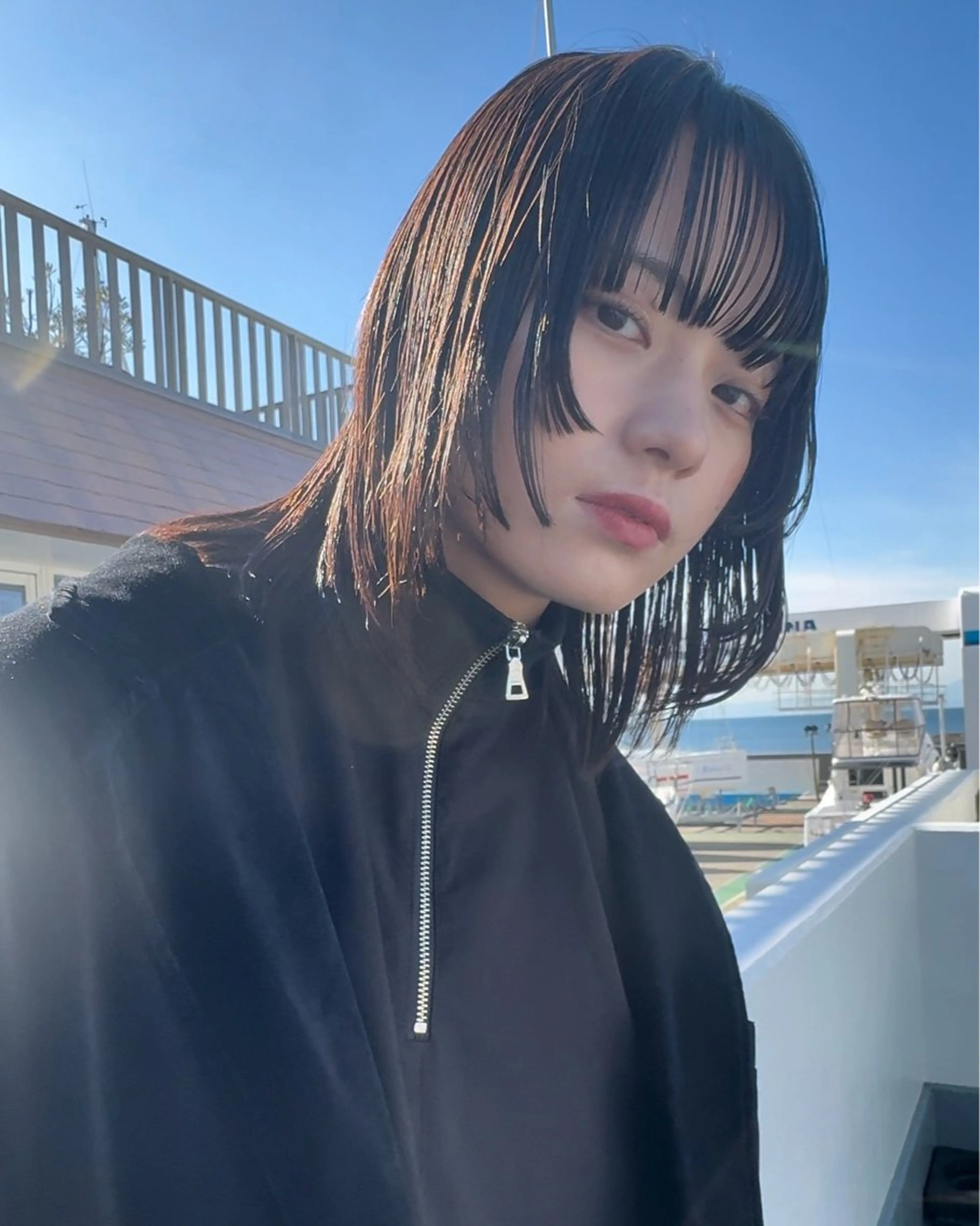 ミディアム shimoozaki Kazuyaのヘアスタイル