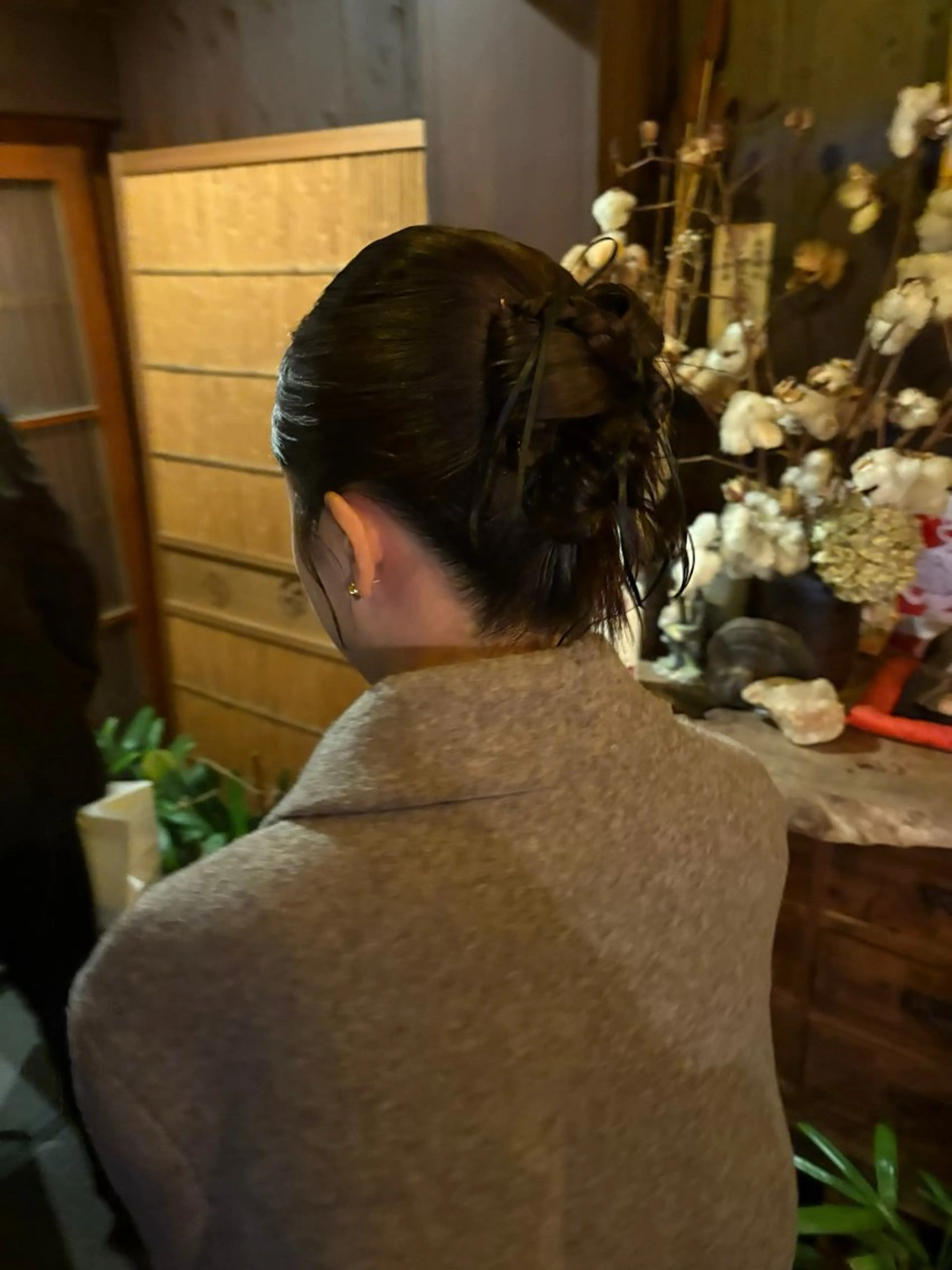 ヘアアレンジ ヘアカラー レイヤーカット🐩 透明感カラー モカのヘアスタイル