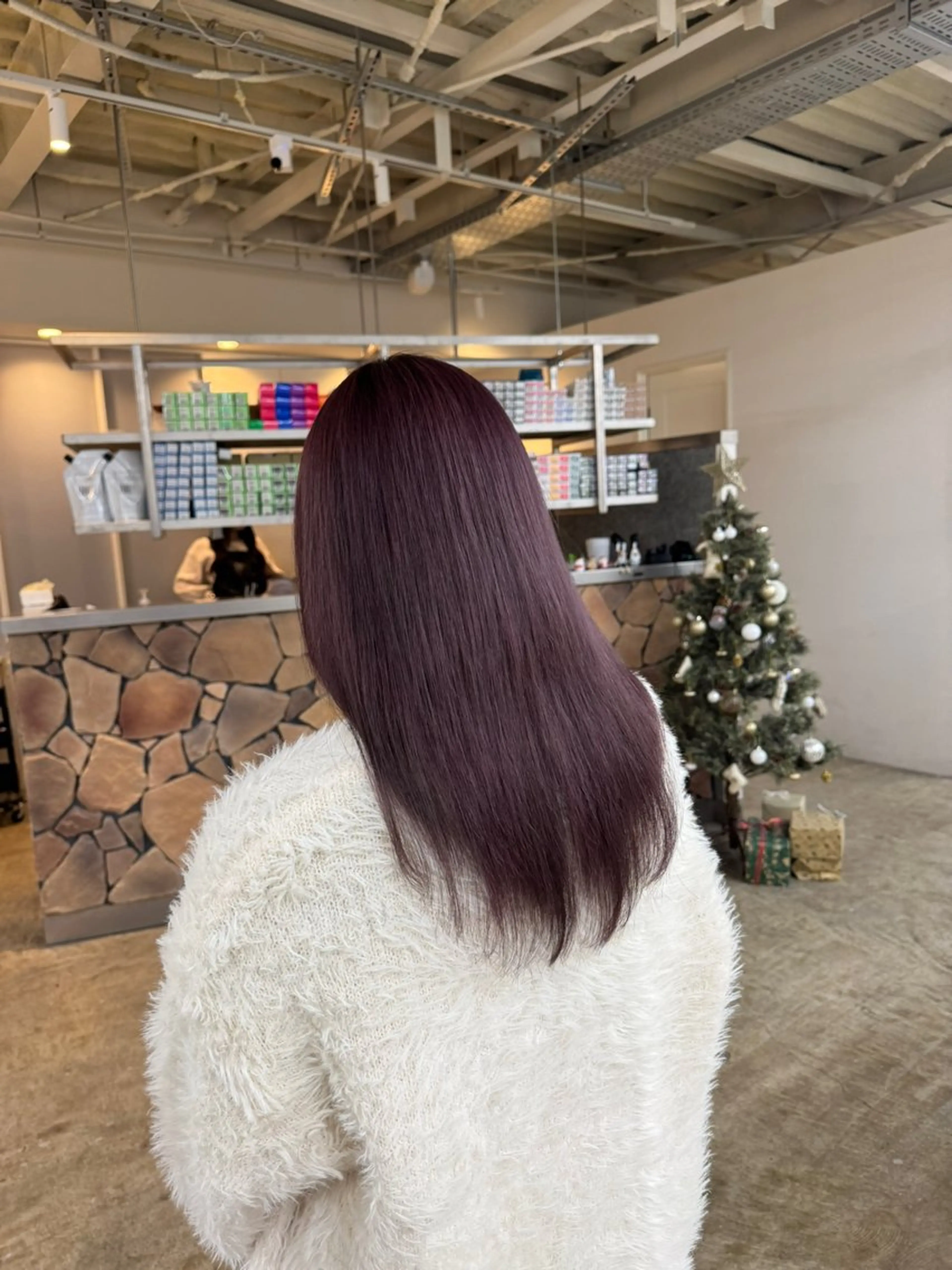 セミロング カラー ラベンダーカラー ラベンダーピンク ピンクカラー ヘアカラー fand / HINAのヘアスタイル