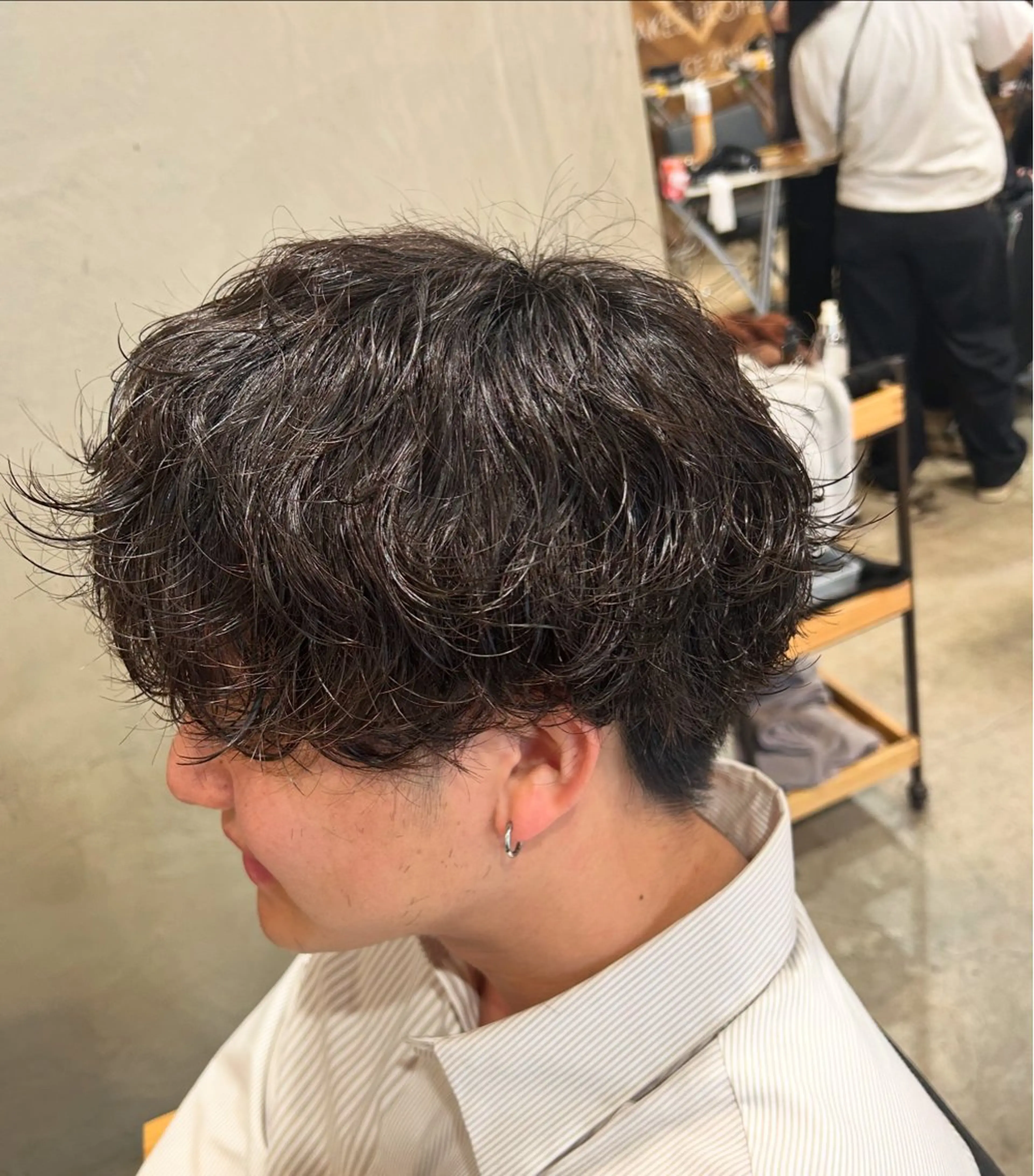 ショート カット パーマ lolonois 宮城茉歩呂のヘアスタイル