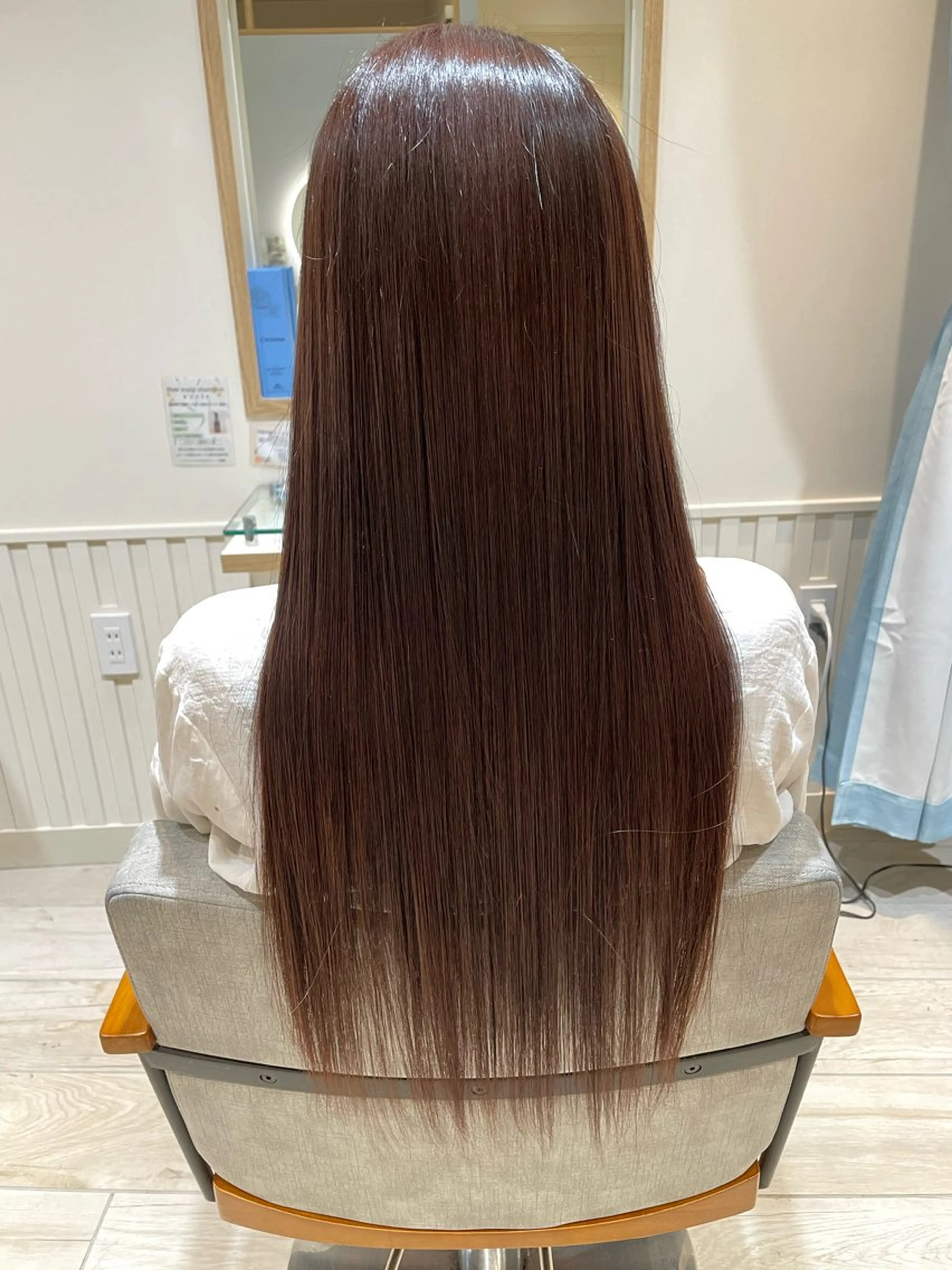 ロング 縮毛矯正 パーマモデル 募集中🎀渡邉のヘアスタイル