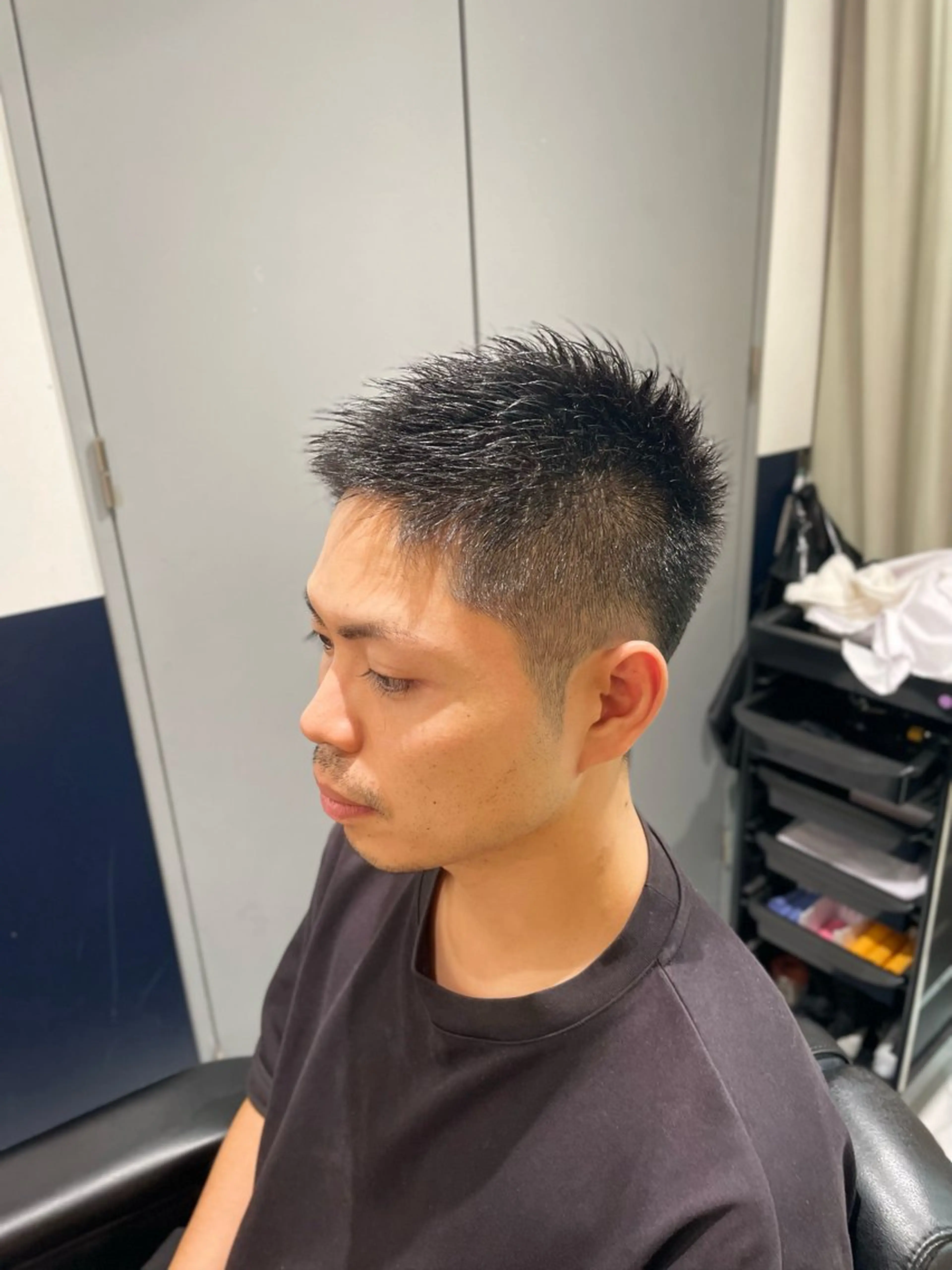 ショート メンズ アイブロウ ビジネス ショートヘア カット 銀座メンズカット/ 銀座メンズパーマ/のヘアスタイル