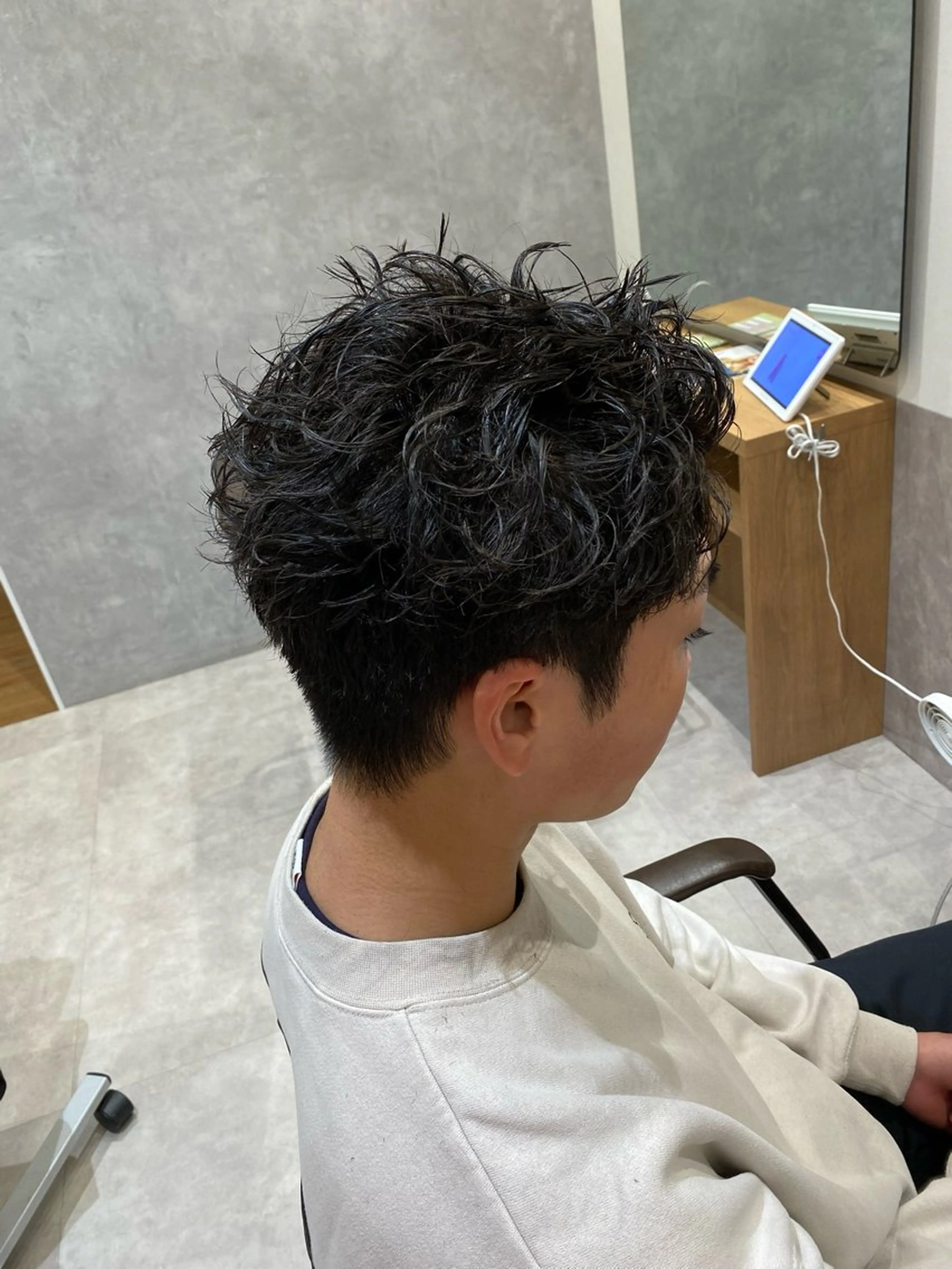 カット＋ピンパーマ＋トリートメントの写真