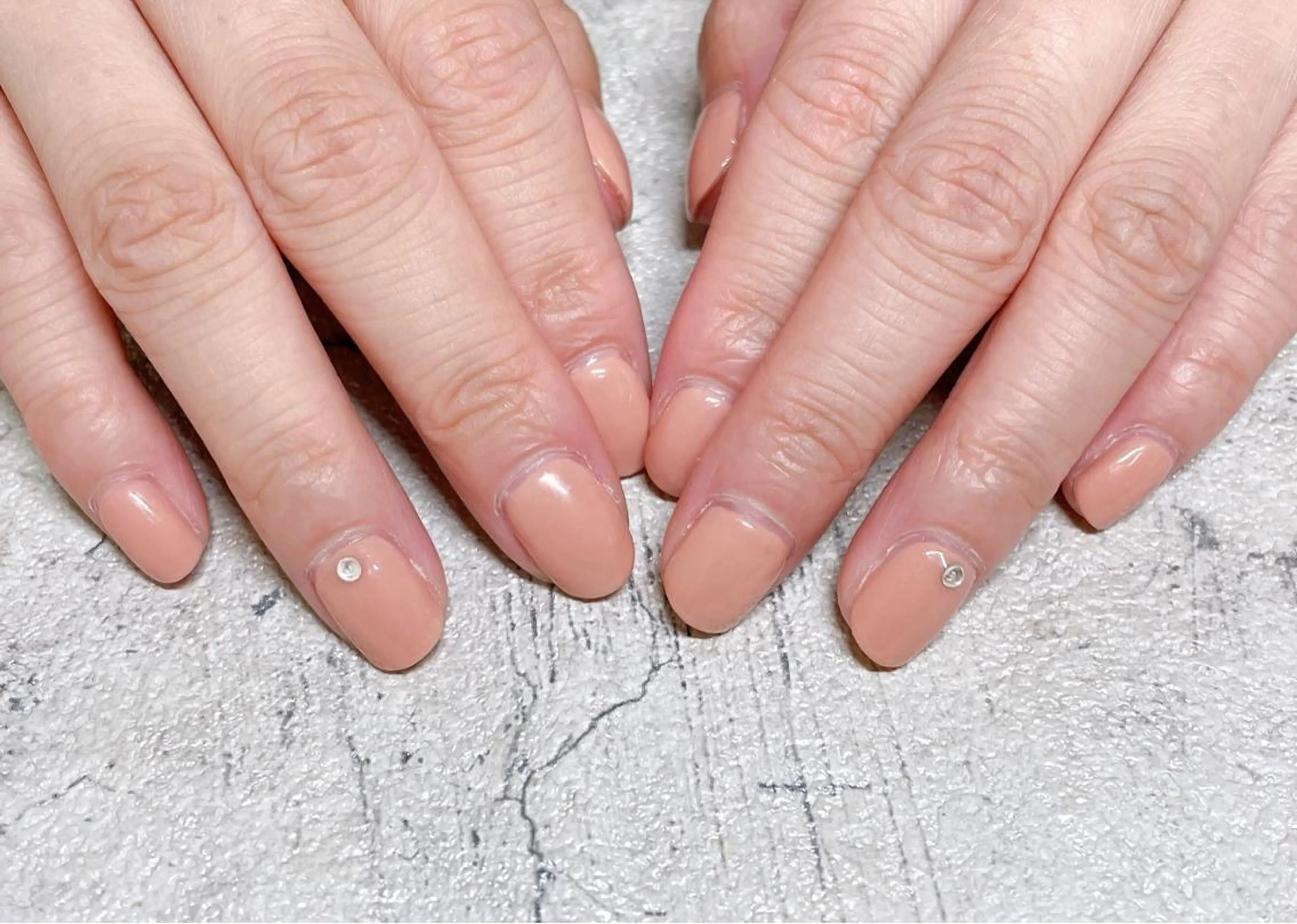 ネイル 桜ネイル 長さ出し フットネイル フレンチネイル ジェルネイル mogunail &blowのネイルデザイン