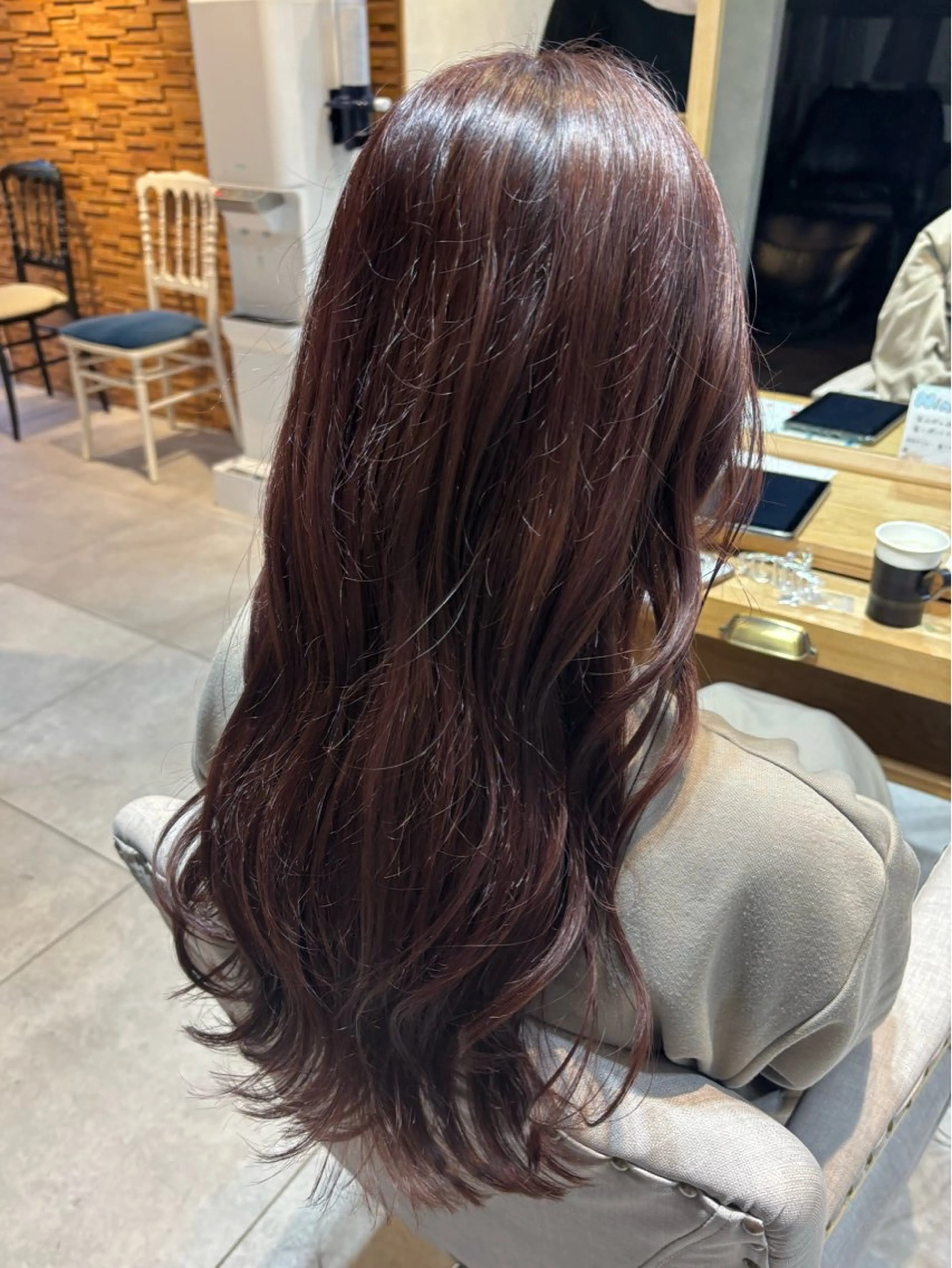 カット+カラー+Aujuaトリートメント🫧の写真