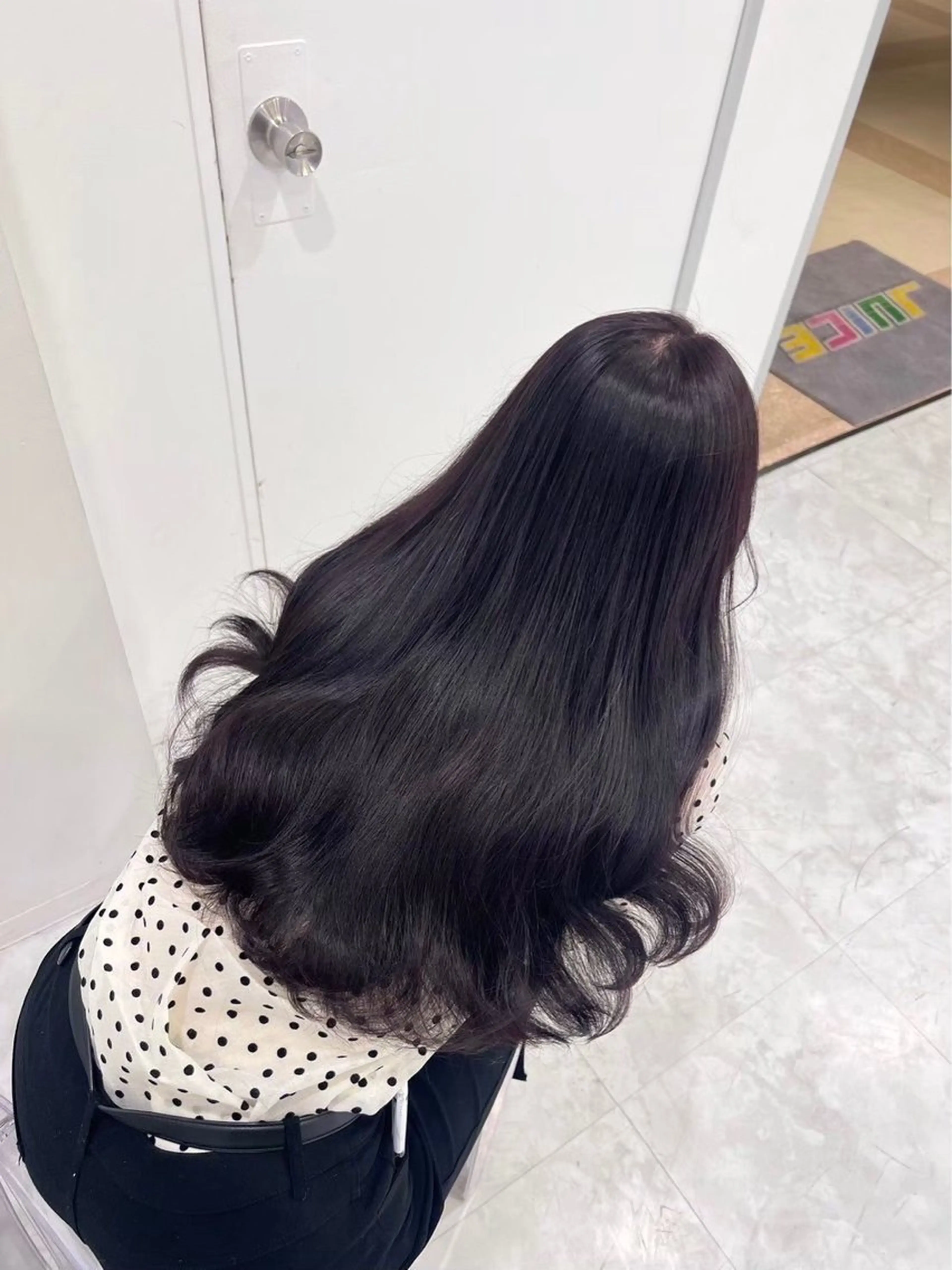 ロング カラー ヘアアレンジ メンズ ダブルカラー トリートメント 💗ブリーチなし暖色 kotono💗のヘアスタイル