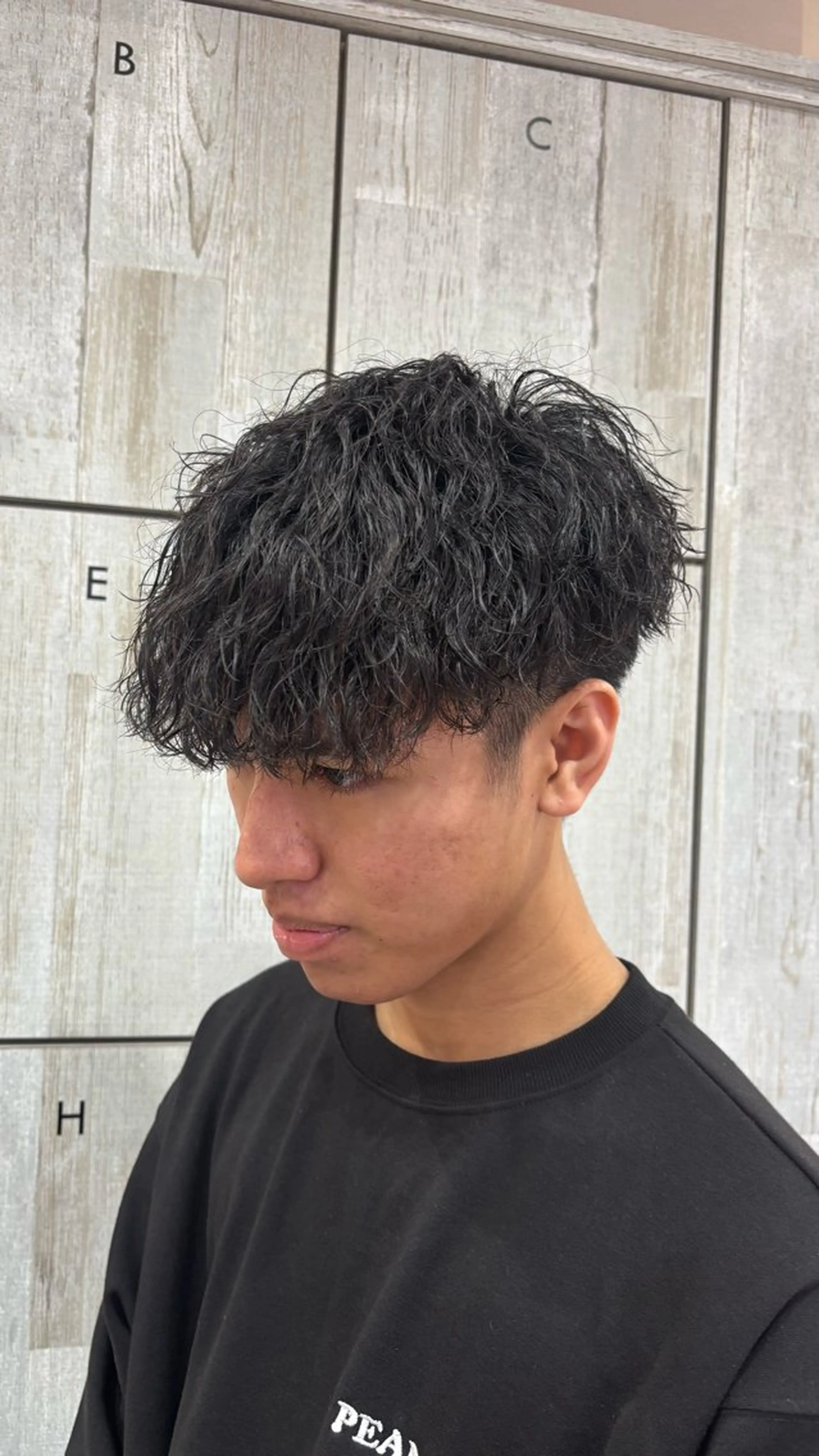 パーマ メンズ 髙杉 舞羽のヘアスタイル