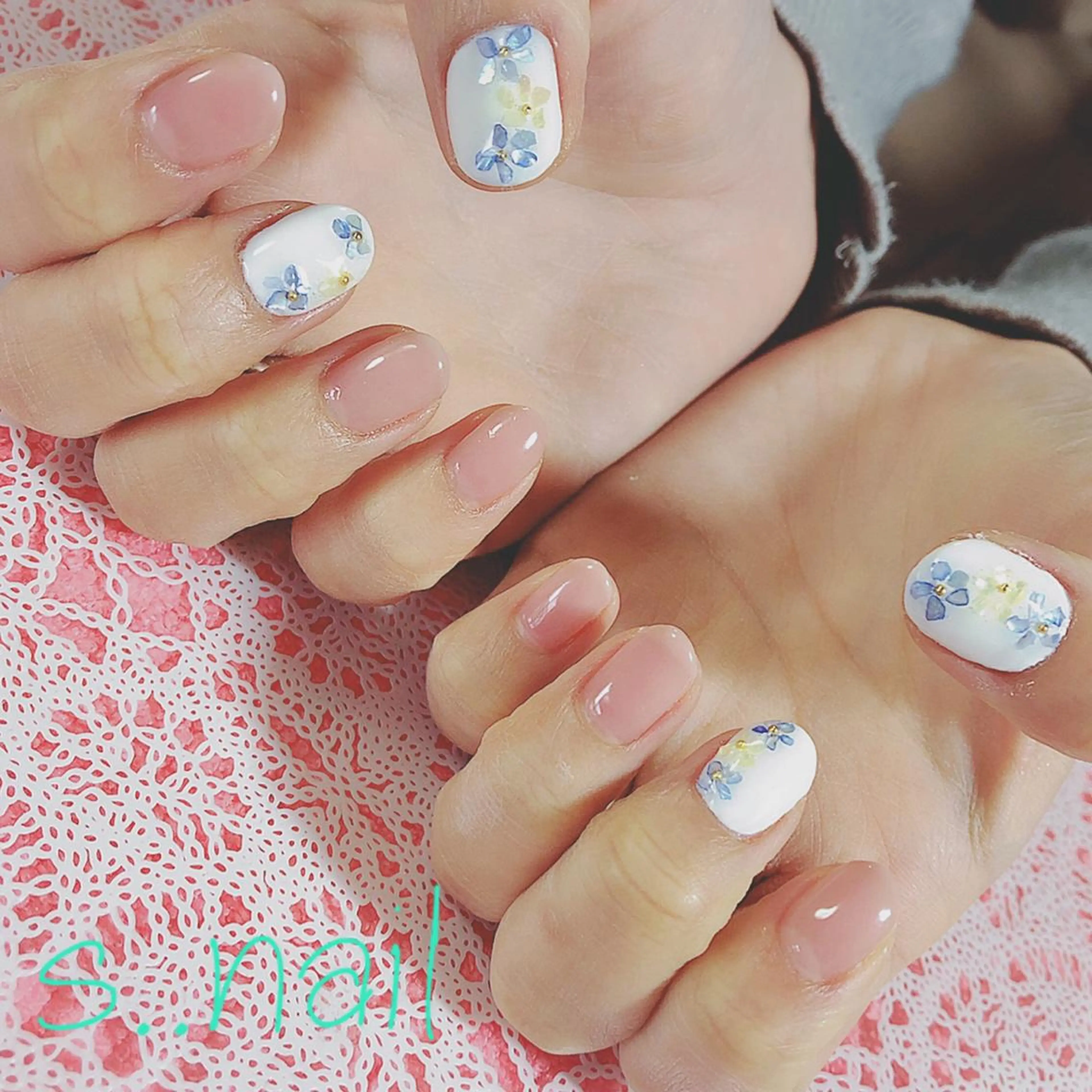 ネイル フラワーネイル ハンドネイル フットネイル s..nail / MORITAのネイルデザイン