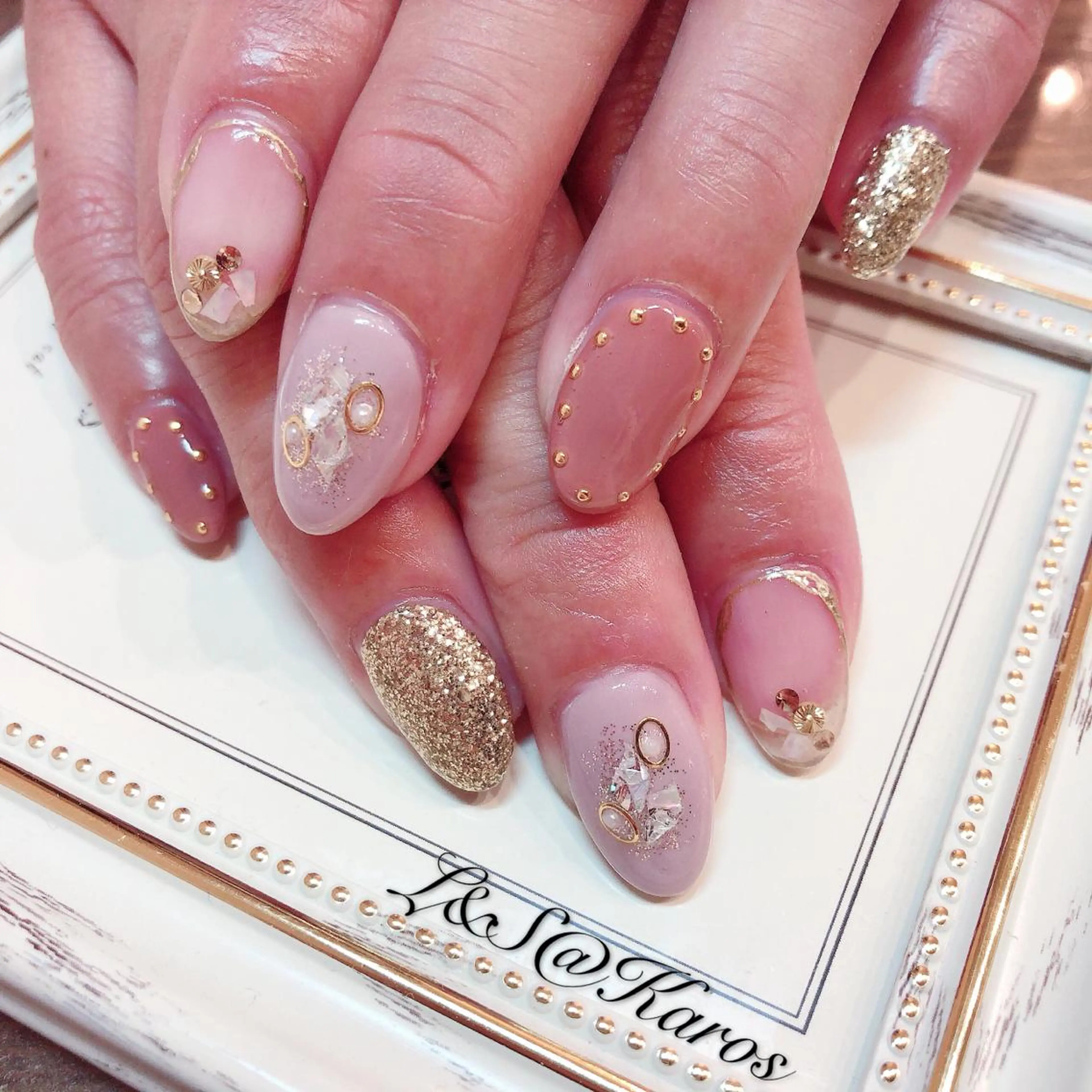 ネイル ハンドネイル L&S@ Karosのネイルデザイン