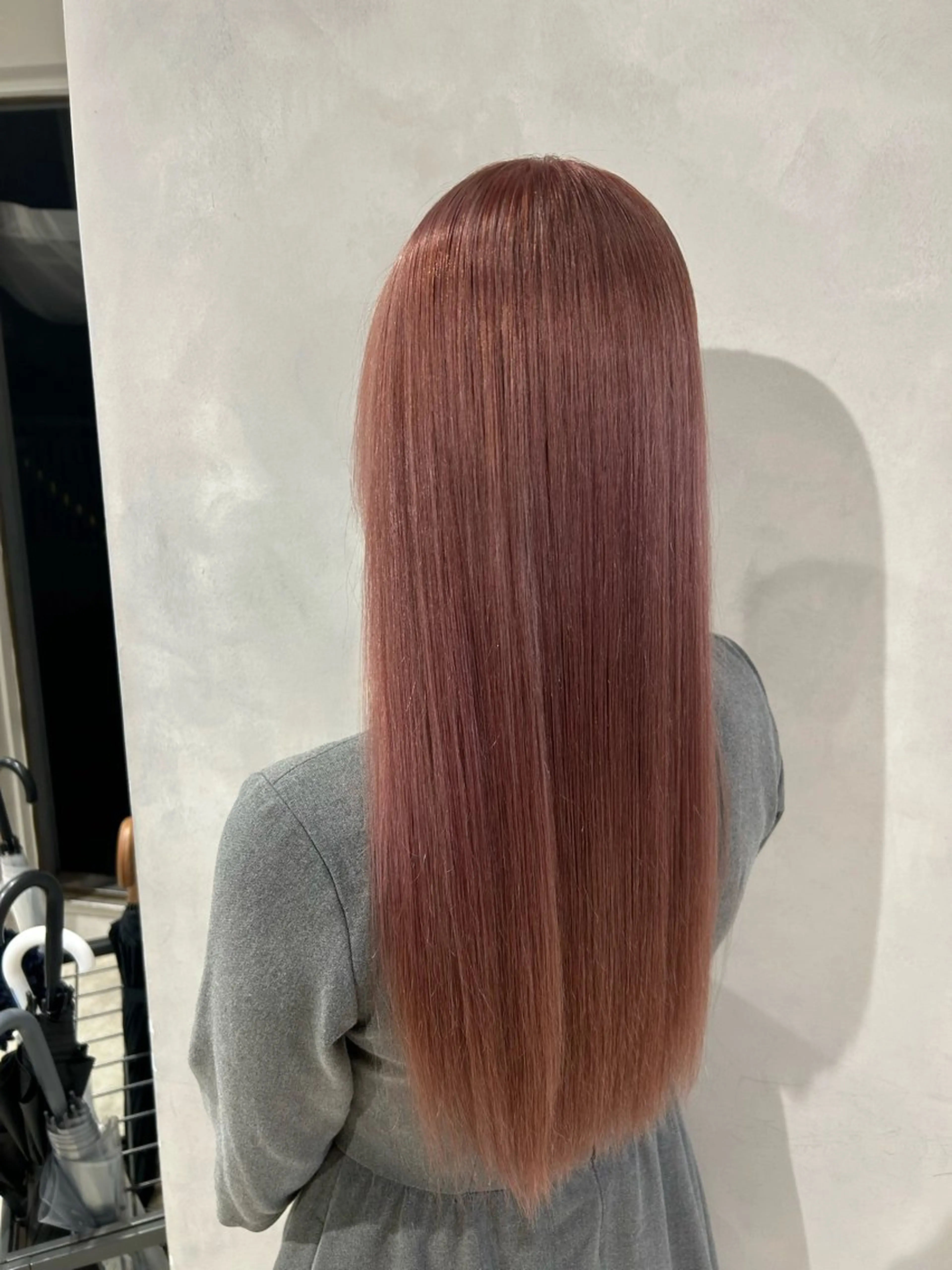 ロング カラー ベージュカラー ケアカラー 透明感カラー ダブルカラー ラベンダーカラー ヘアカラー トリートメント ピンク/ベージュ /似合わせ/田島百華のヘアスタイル
