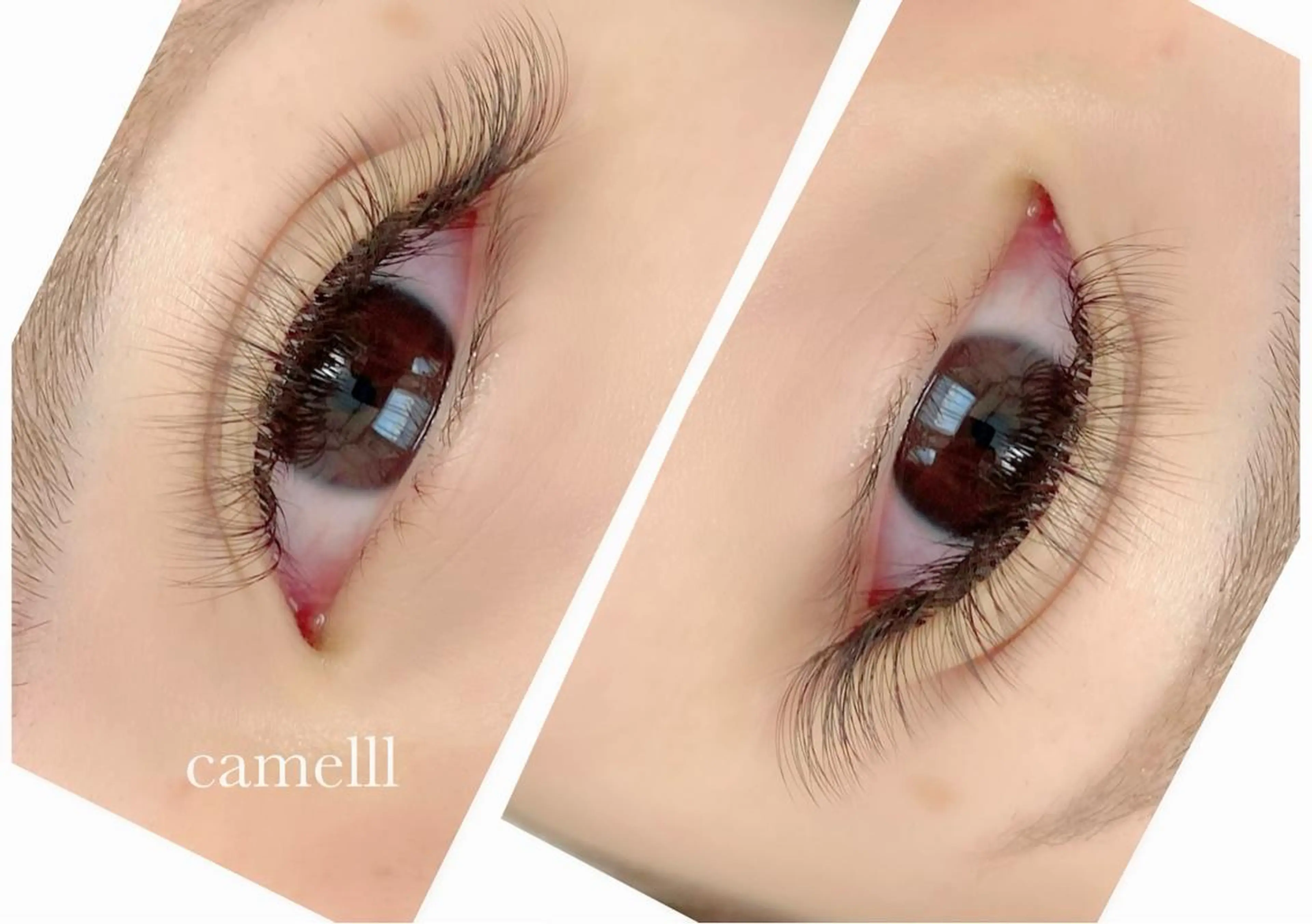 マツエク・マツパ マツエク 【那覇/束感まつ毛 /LED】ｷｬﾒﾙのマツエク・マツパデザイン