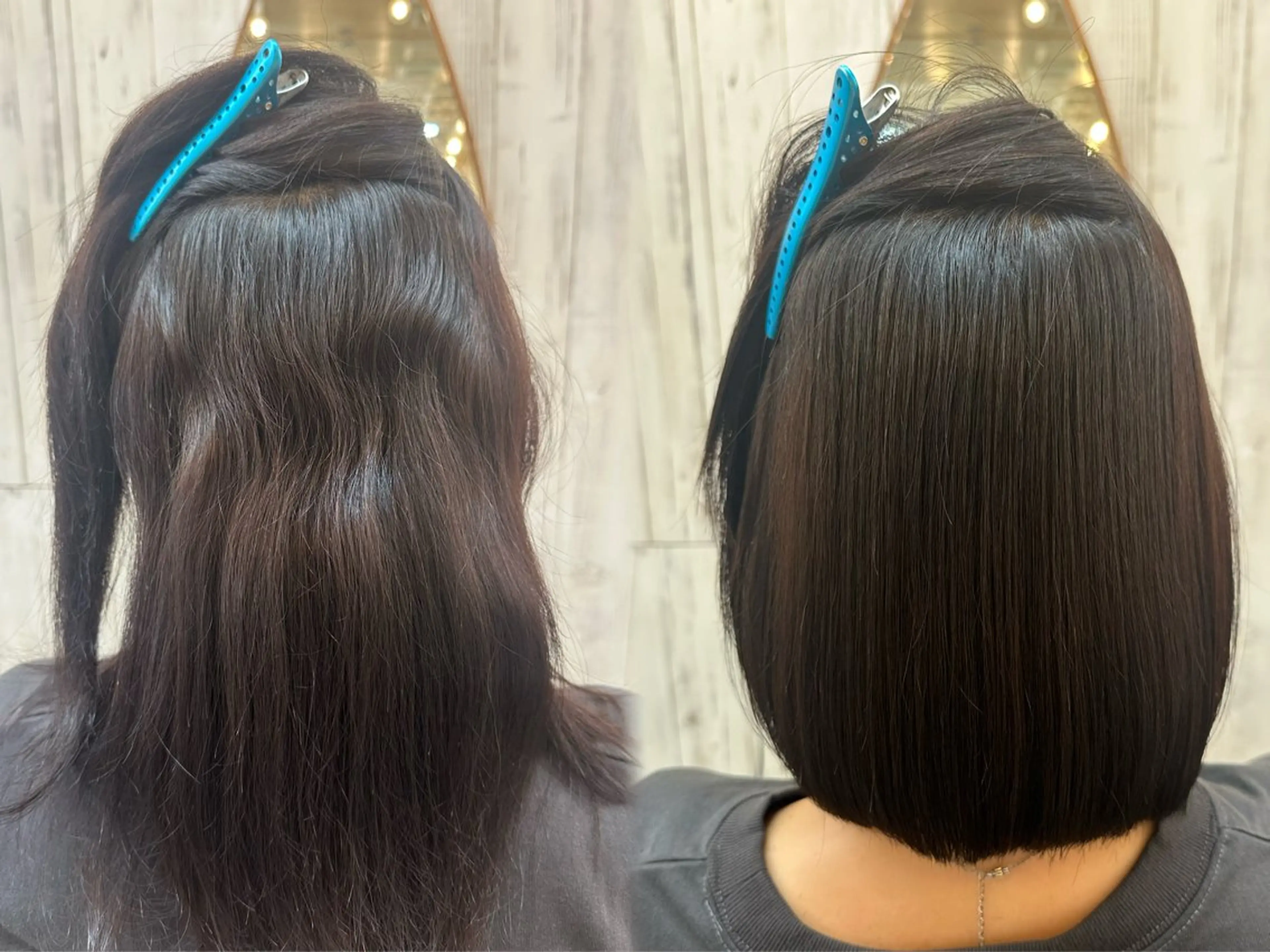 セミロング 髪質改善 縮毛矯正 トリートメント カット 縮毛矯正 トリートメント 巻ける縮毛矯正✨ ボブ/ショートともきのヘアスタイル