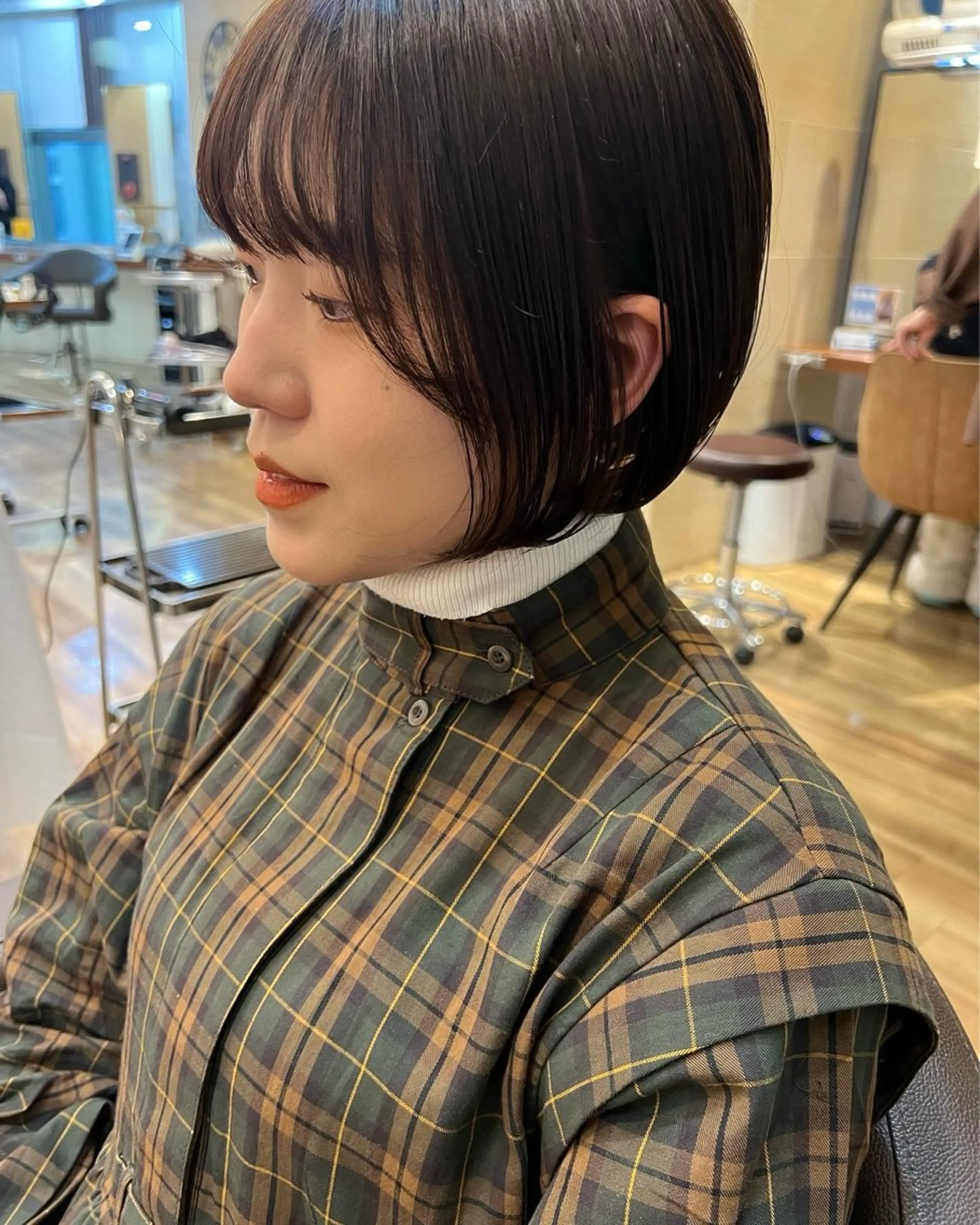 ショート カラー 池田理紗/ bob/メンズカットのヘアスタイル