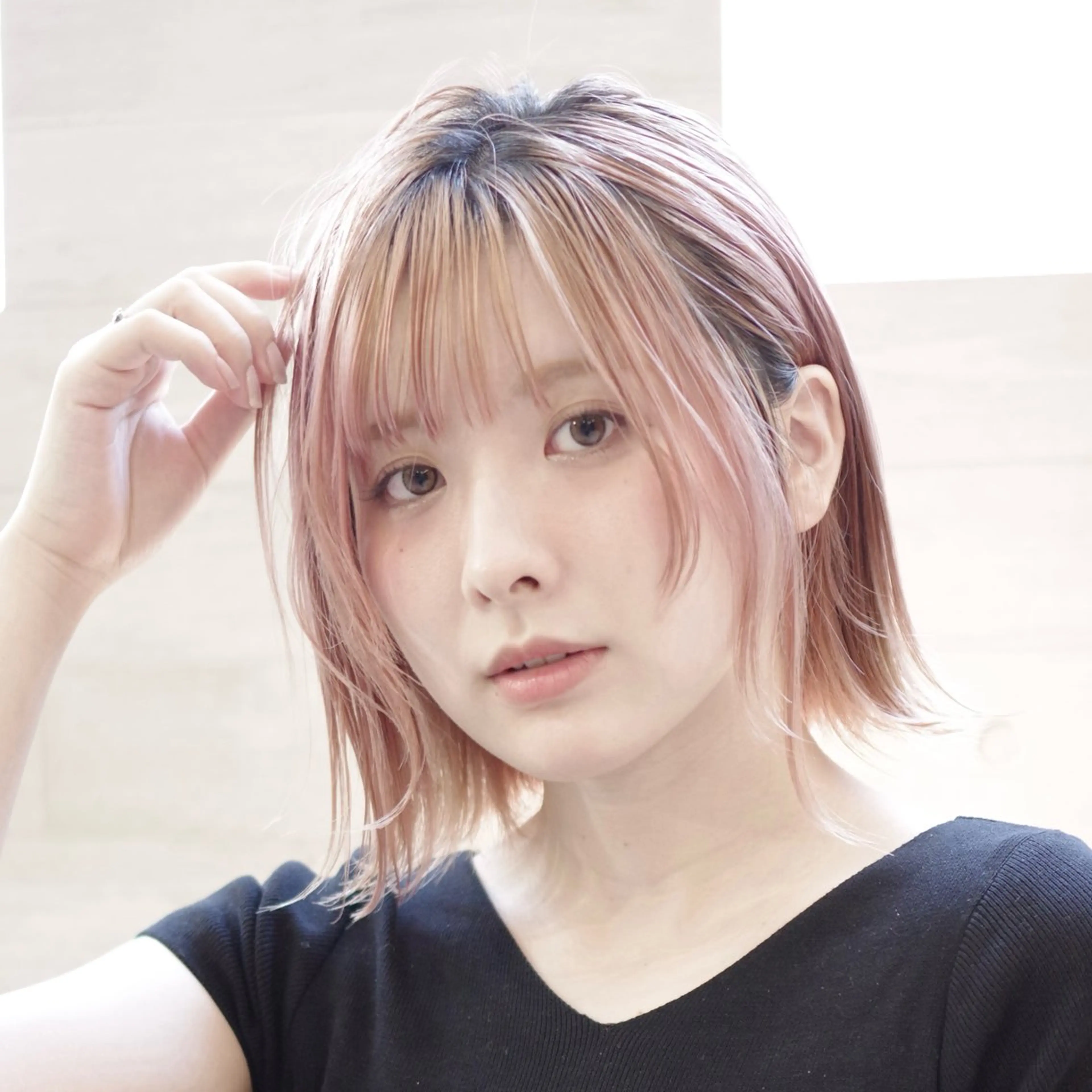 ショート 遠藤惟斗/自由が丘/ 透明感カラー/パーマのヘアスタイル