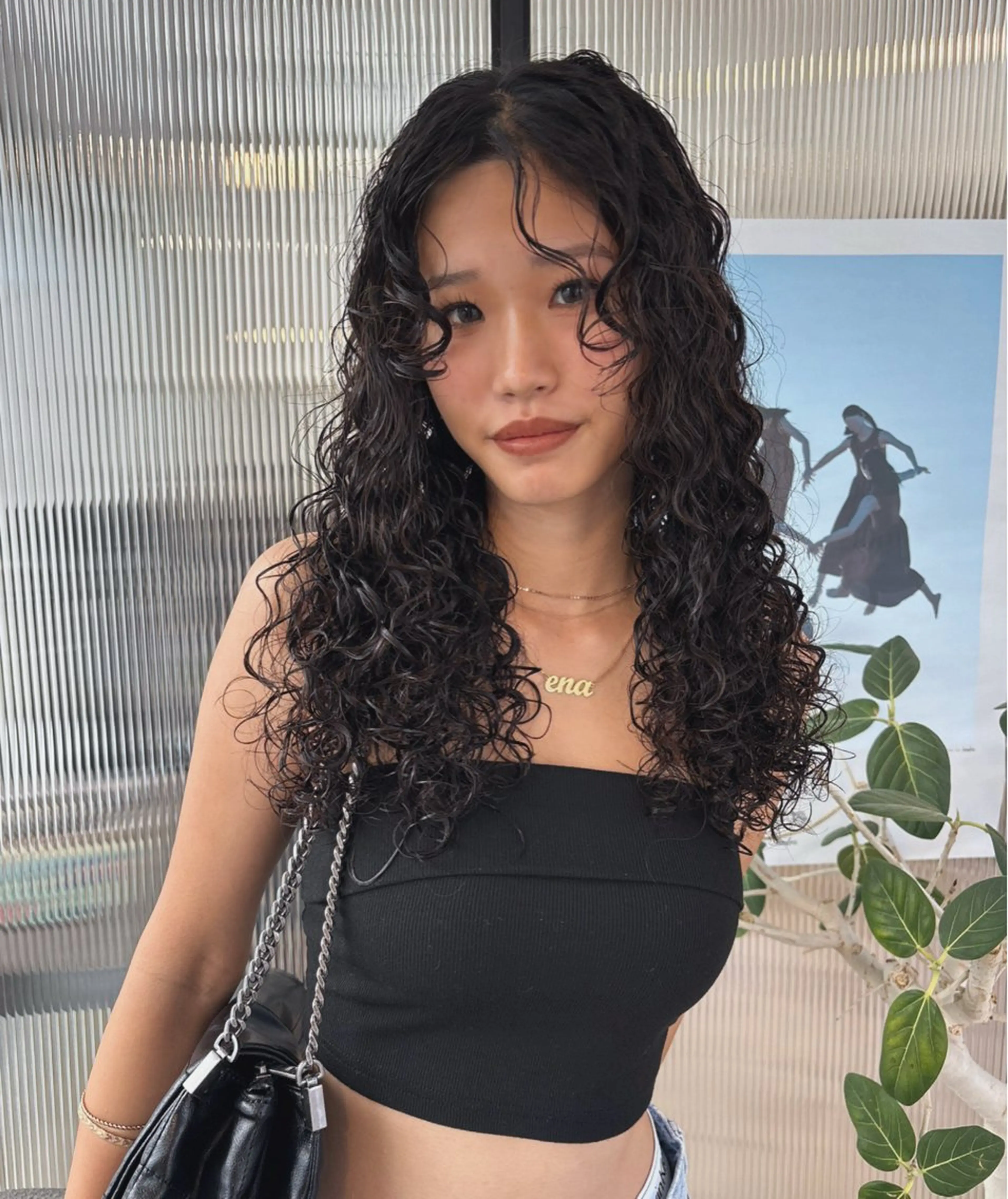 学生さんカット+ケアパーマの写真