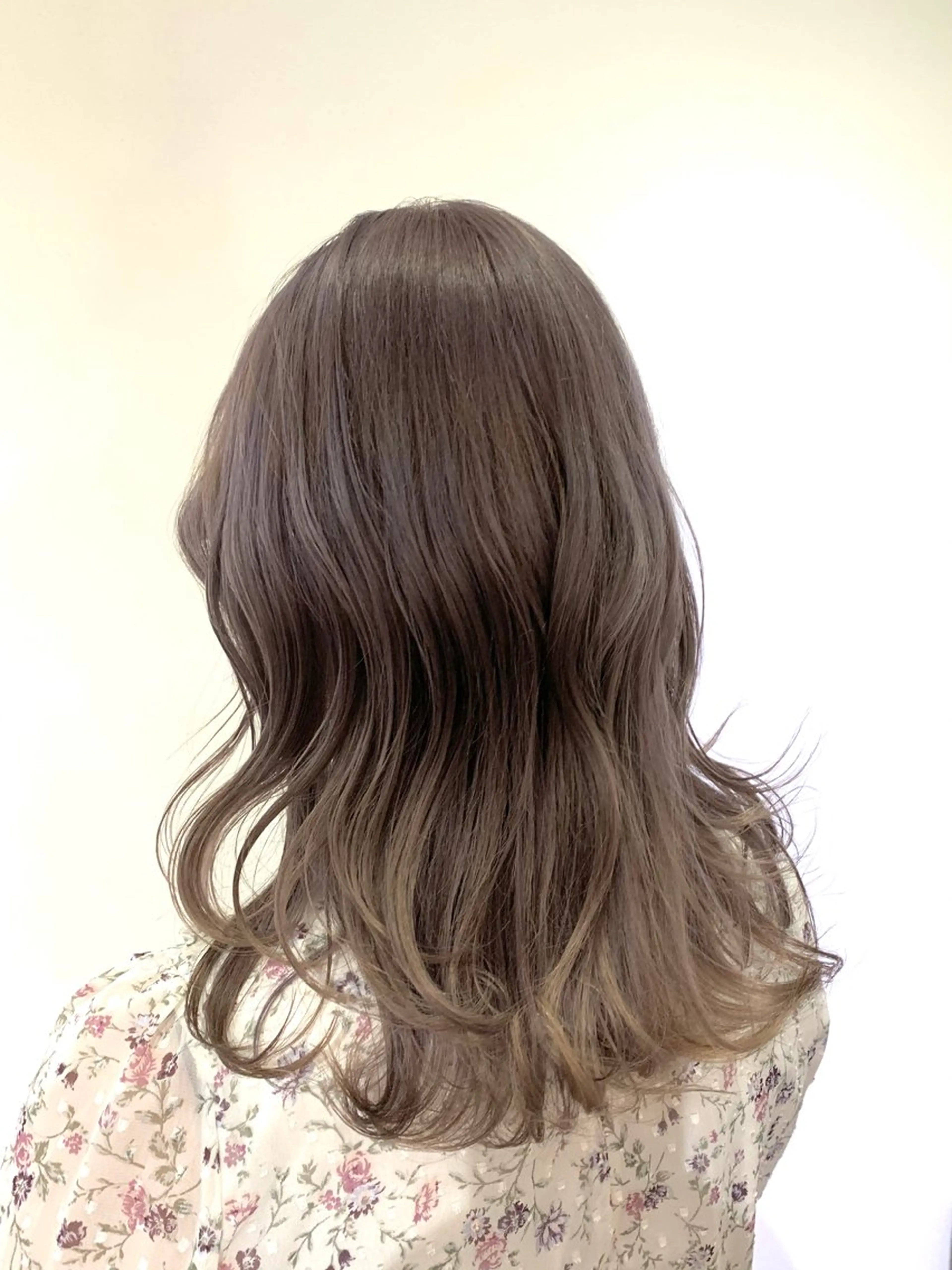 セミロング カラー ブラウンカラー メンズパーマ✨️村越 雄斗のヘアスタイル