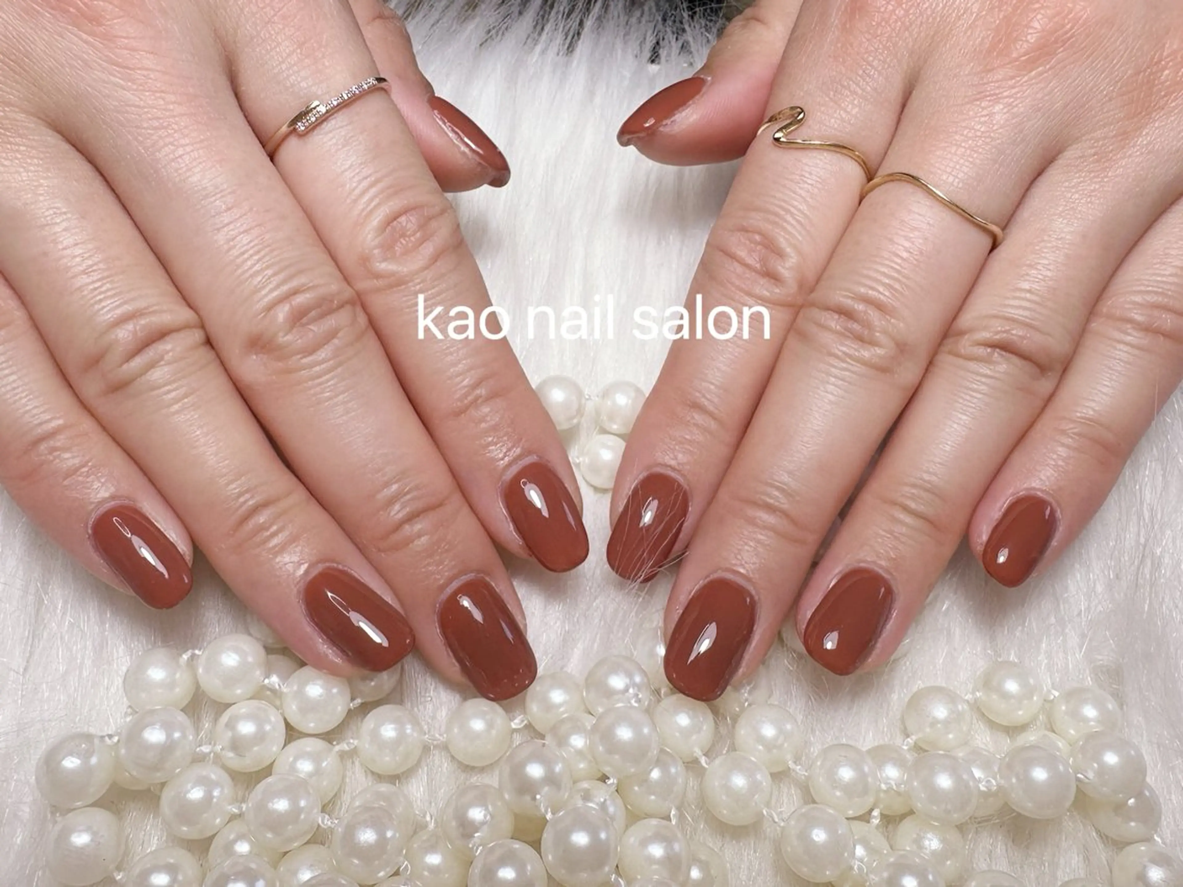 ネイル ハンドネイル kao nail マグネット/長さだしのネイルデザイン