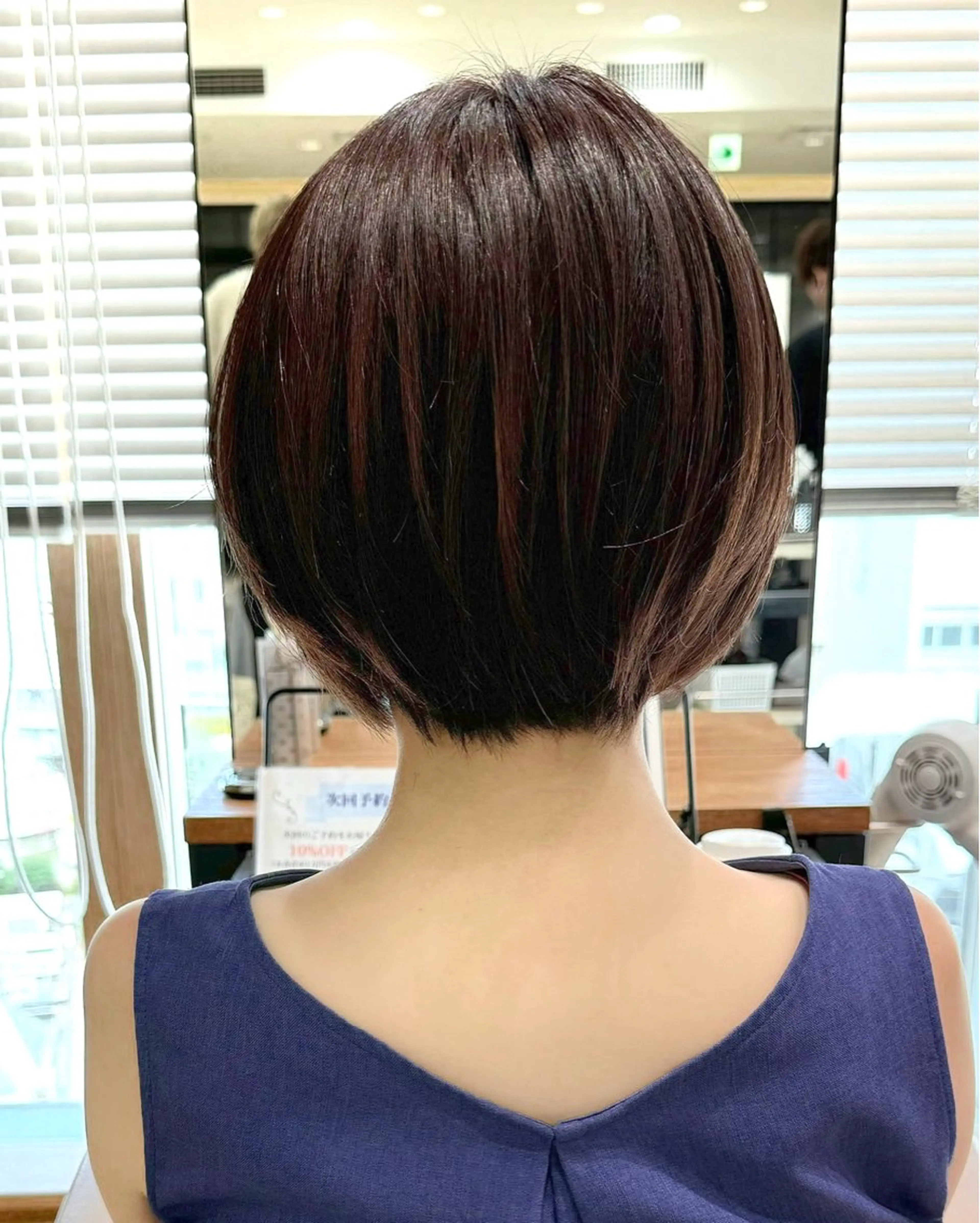 ショート カラー カット ヘアカラー 縮毛矯正 トリートメント 💍新宿ショート 💍岩田莉奈のヘアスタイル