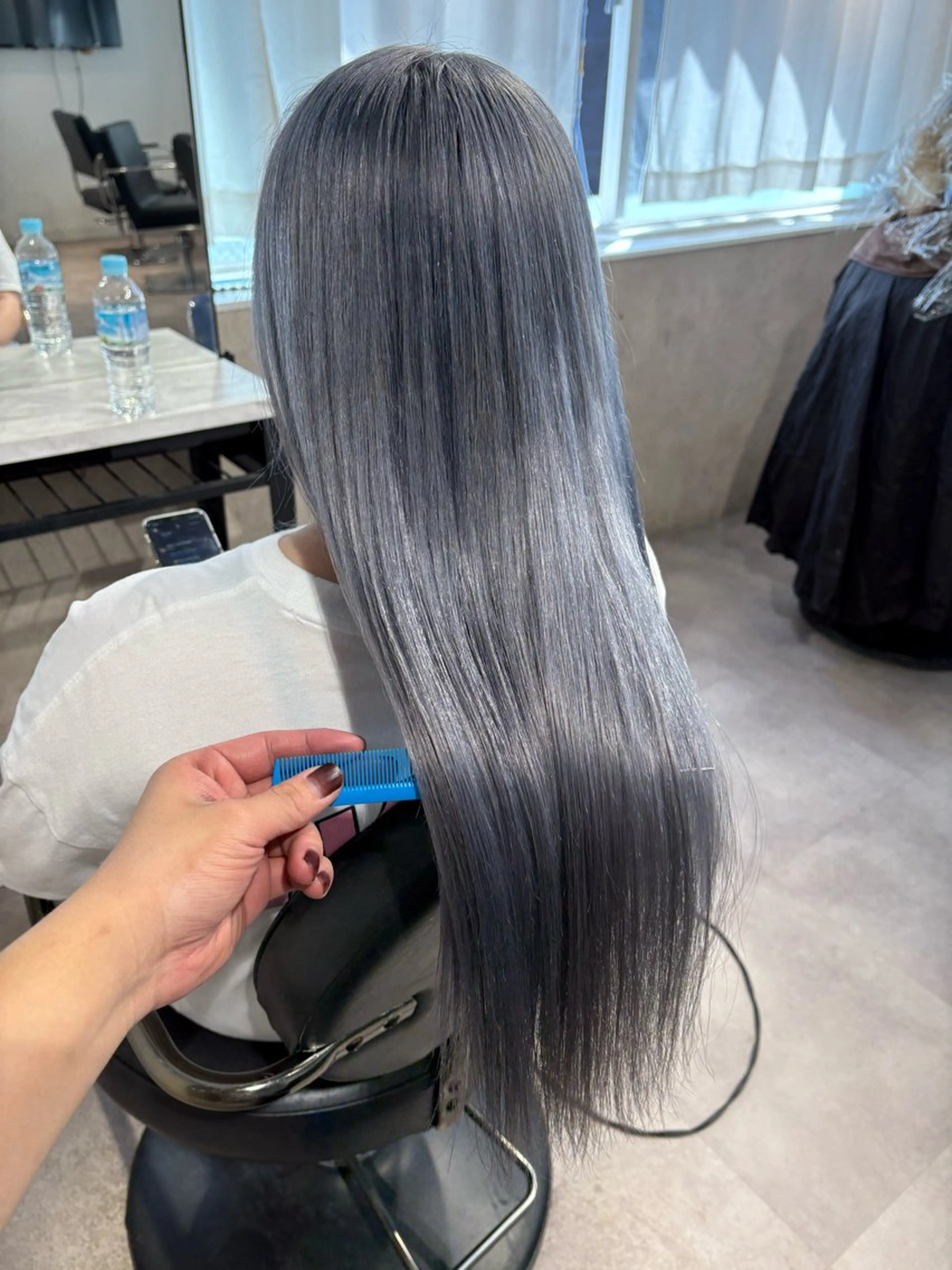 カラー ヘアカラー ヘアセット Seleneコウキ ブリーチ/ハイトーンのヘアスタイル