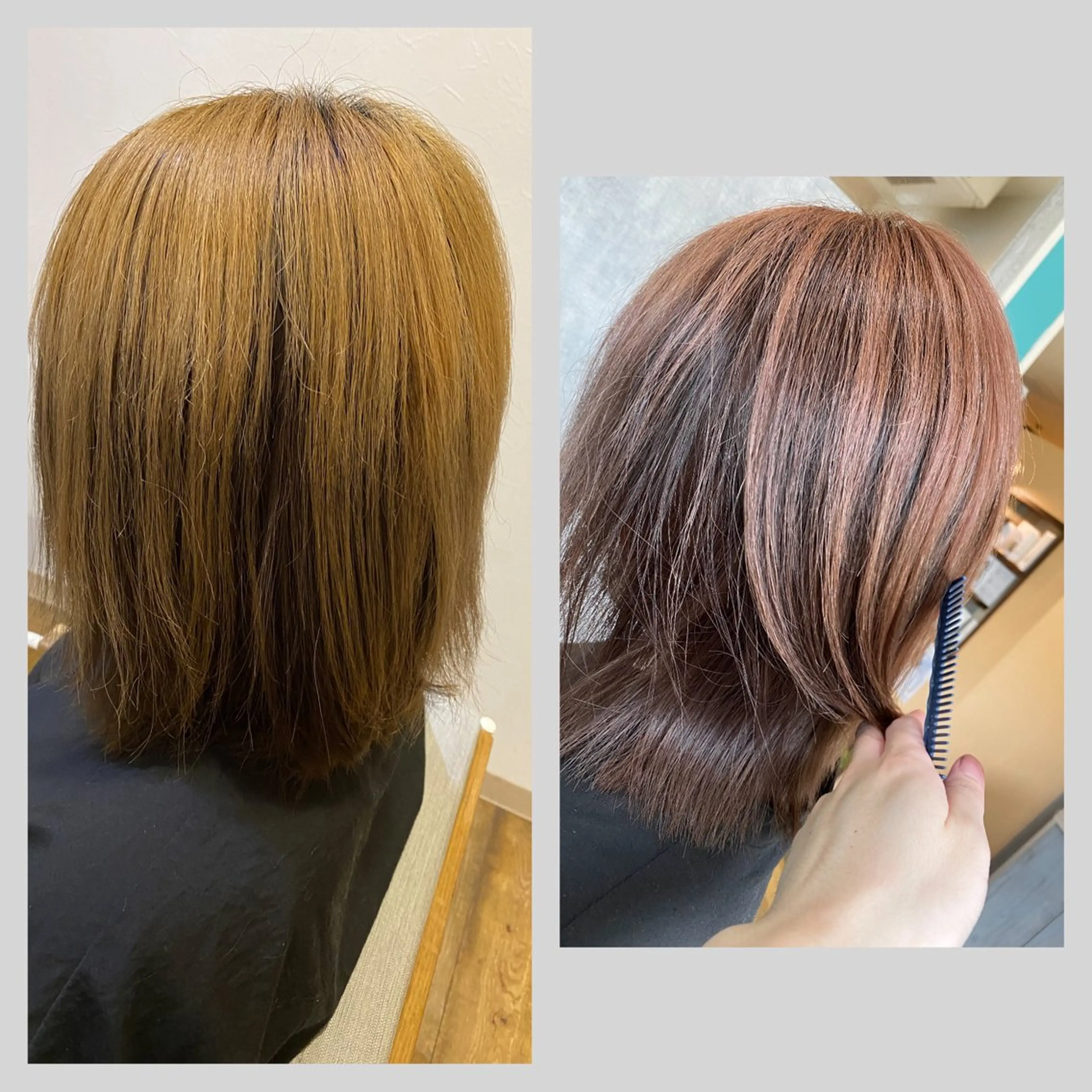 カラー ブラウンカラー ショコラブラウン ラベンダーカラー ピンクカラー 佐藤 沙也輝のヘアスタイル