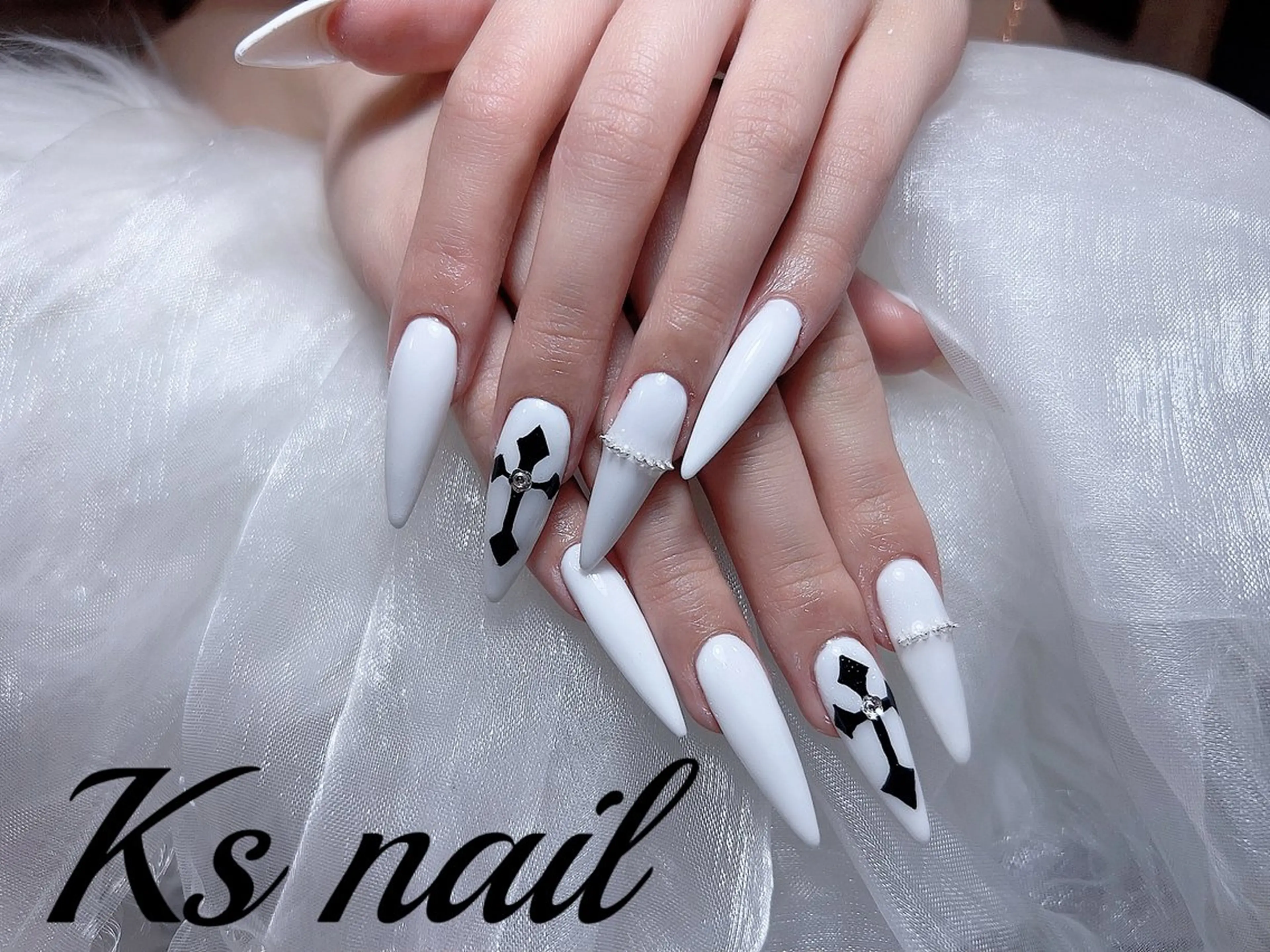 限定クーポン！☆チップ長さだし★持ち込みデザイン4本までの写真