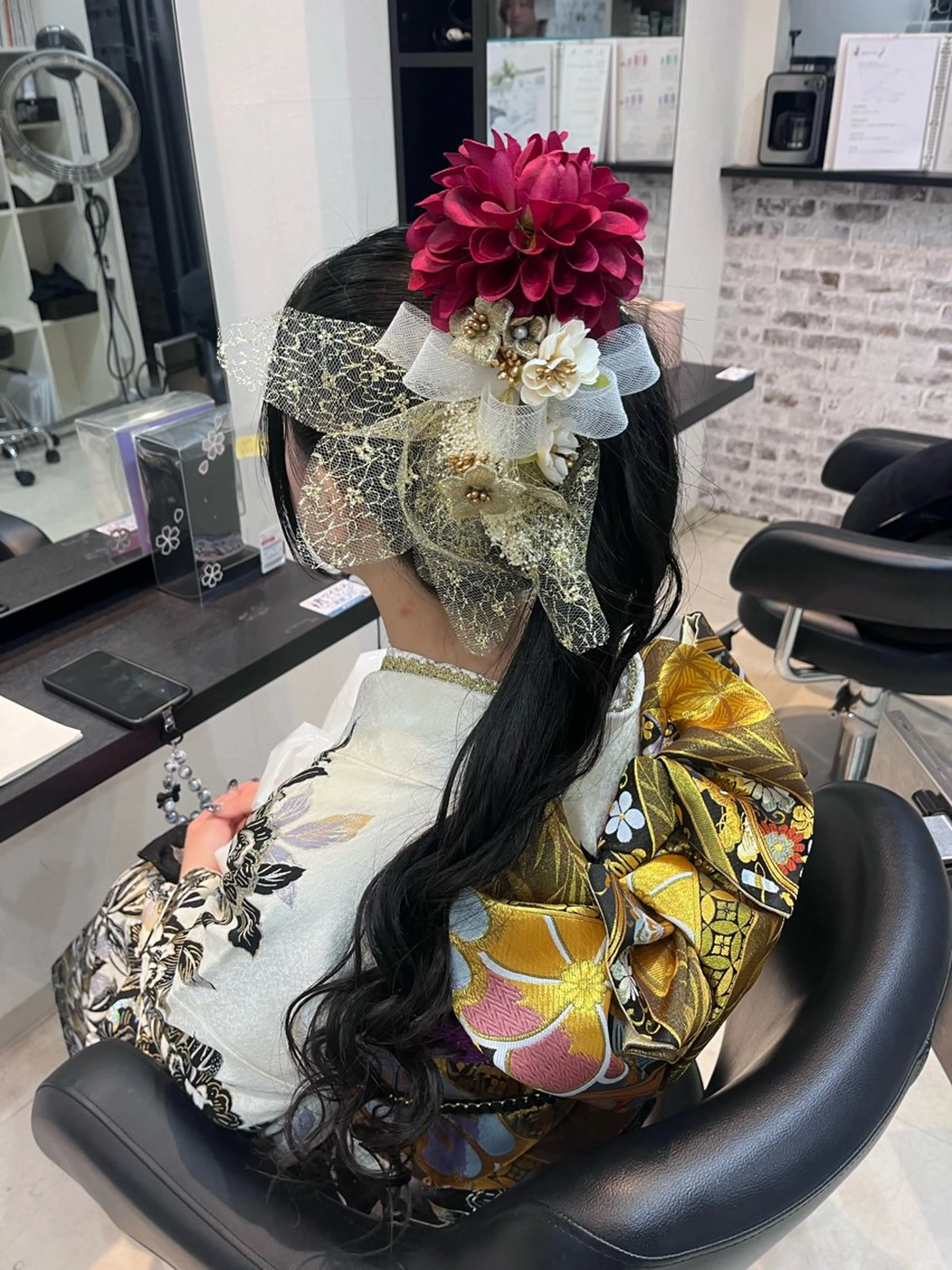 ヘアアレンジ 成人式 yuuka charmのヘアスタイル